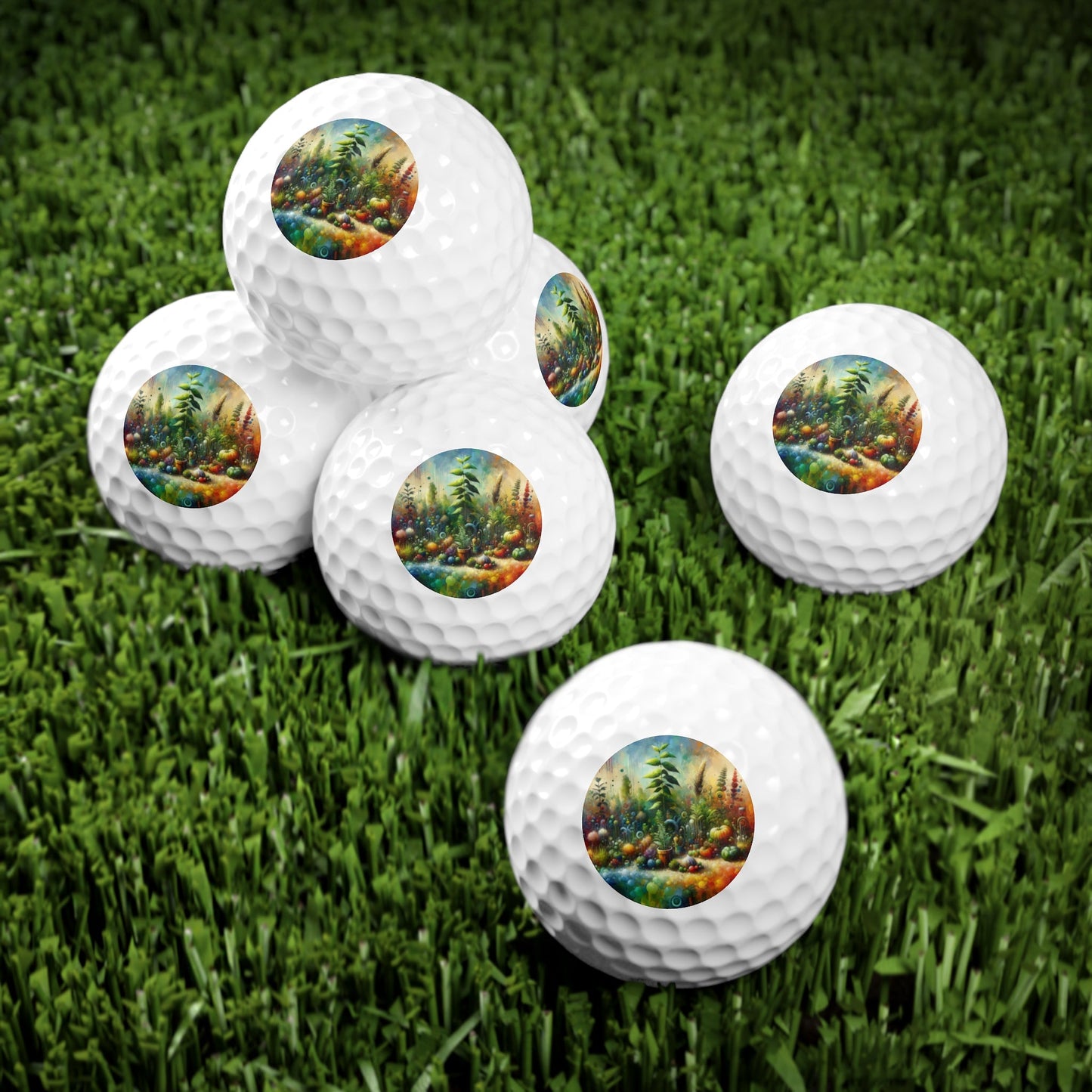 Communal Garden Microcosm Golf Balls, 6pcs - ATUH.ART