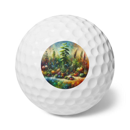 Communal Garden Microcosm Golf Balls, 6pcs - ATUH.ART