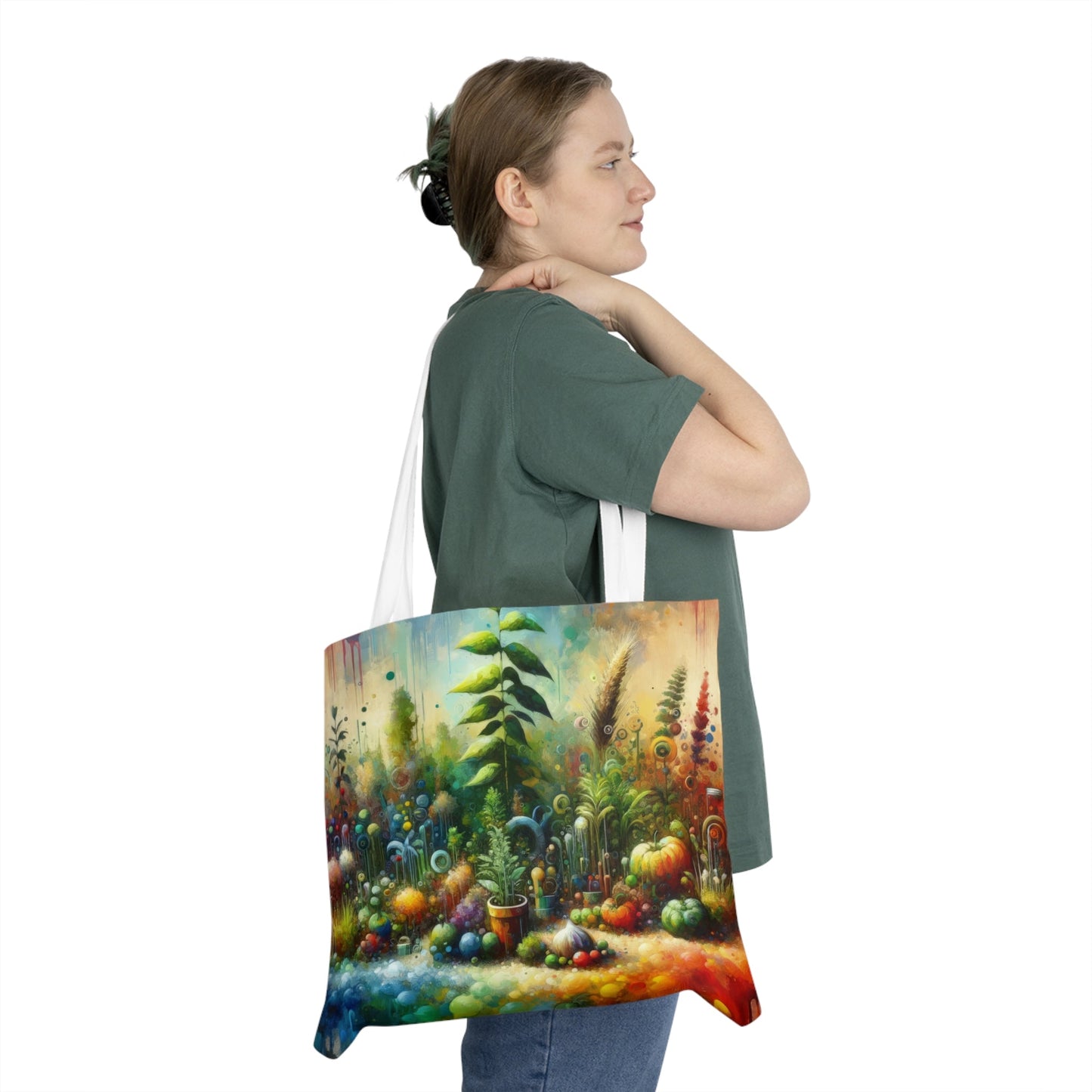 Communal Garden Microcosm Shoulder Tote Bag (AOP) - ATUH.ART