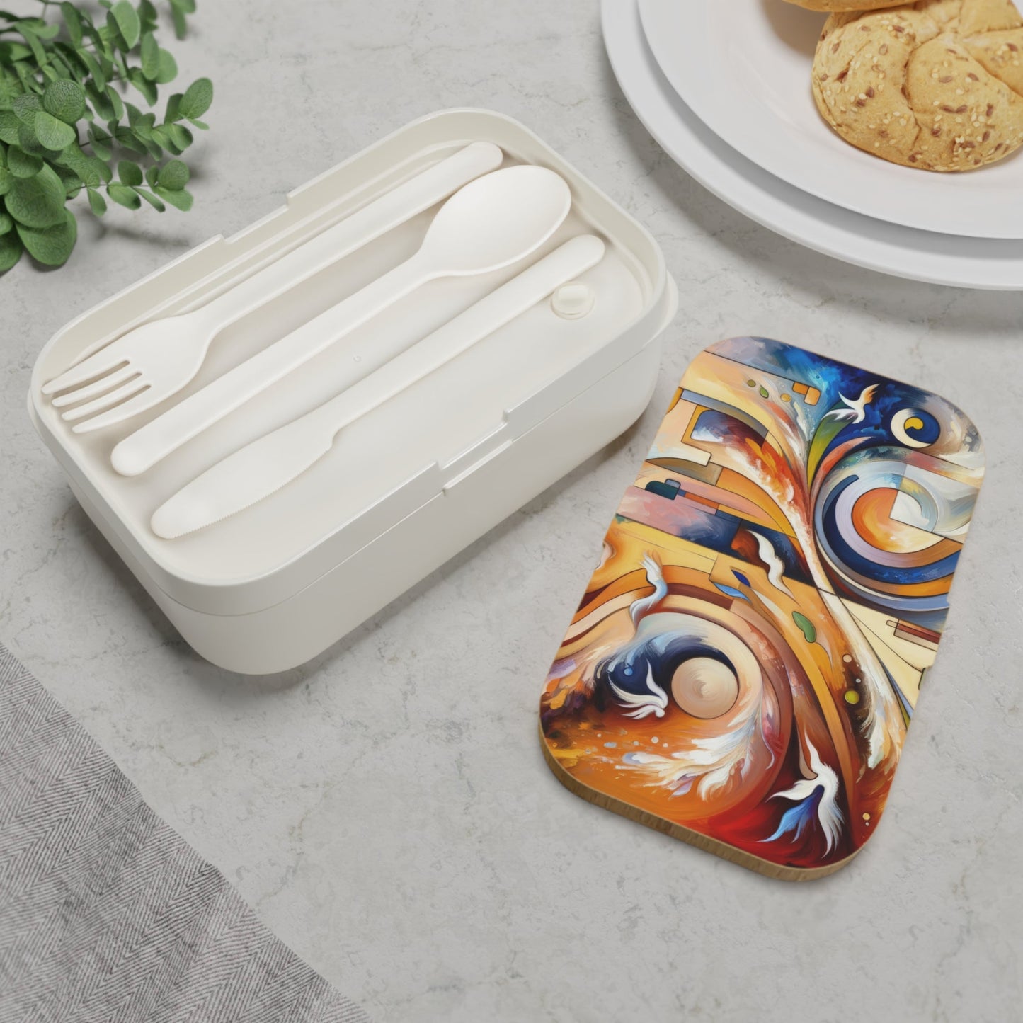 Companionable Lightness Journey Bento Lunch Box - ATUH.ART