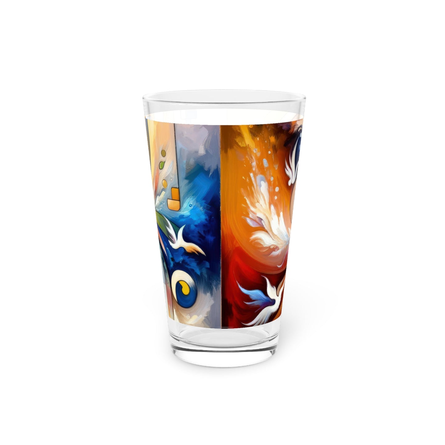 Companionable Lightness Journey Pint Glass, 16oz - ATUH.ART