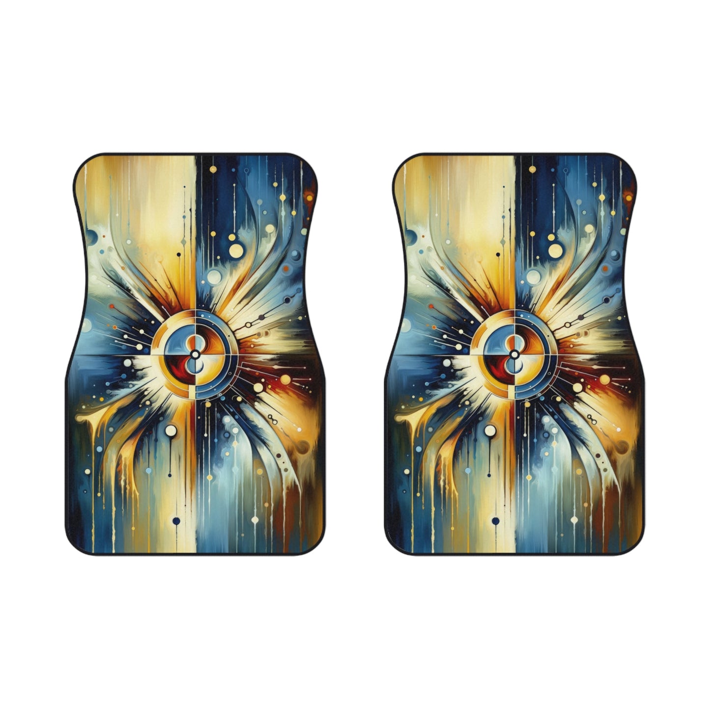 Compassionate Ethical Guidance Car Mats (2x Front) - ATUH.ART