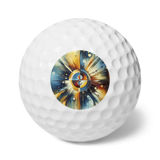 Compassionate Ethical Guidance Golf Balls, 6pcs - ATUH.ART