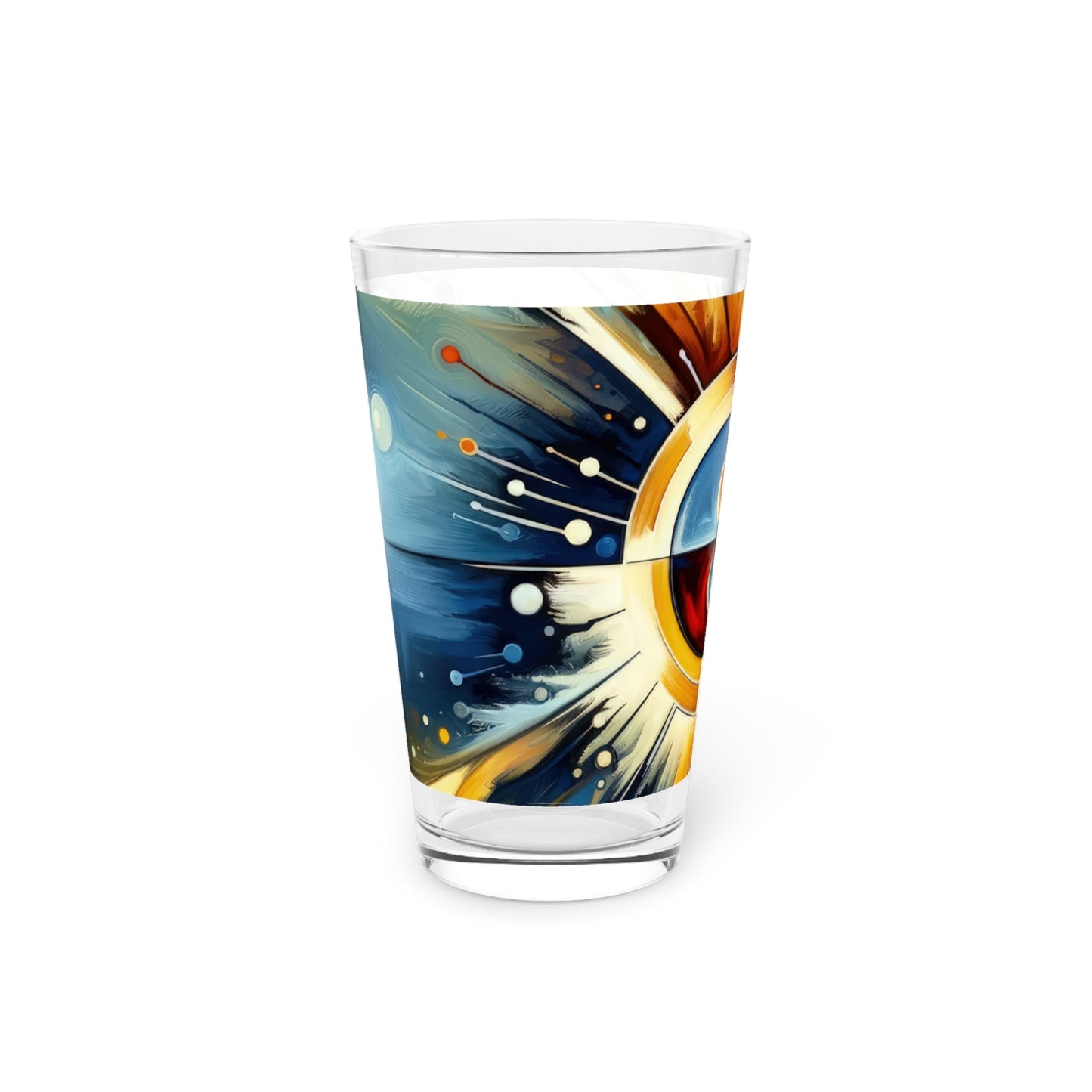 Compassionate Ethical Guidance Pint Glass, 16oz - ATUH.ART