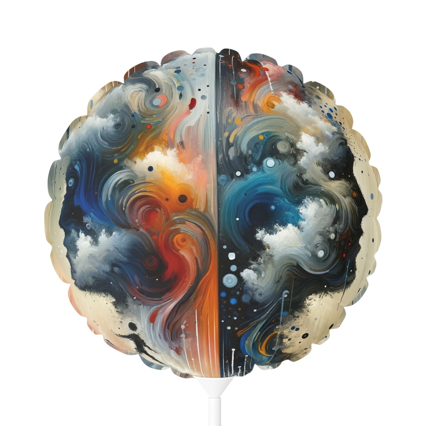 Connected Isolation Paradox Balloon (Round and Heart-shaped), 11" - ATUH.ART