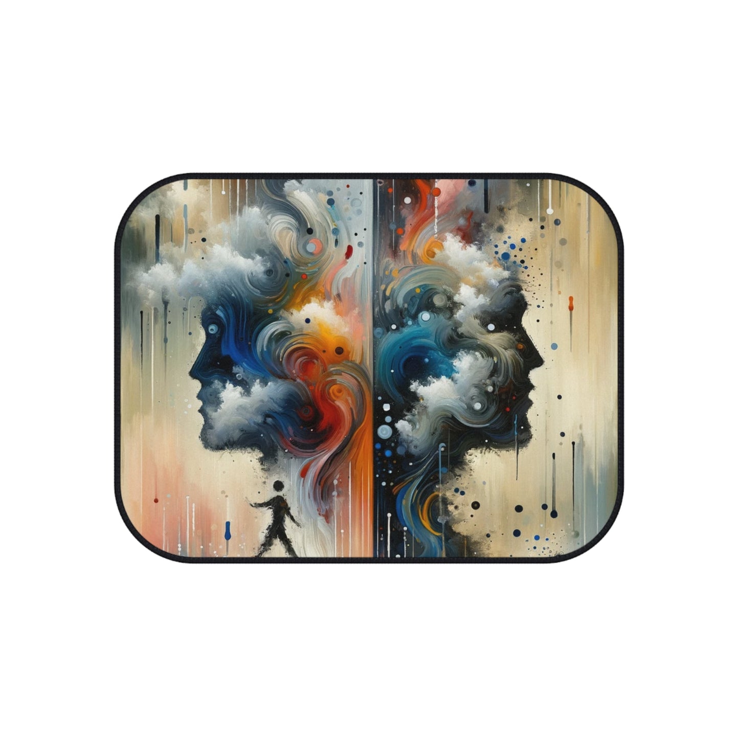 Connected Isolation Paradox Car Mats (Set of 4) - ATUH.ART