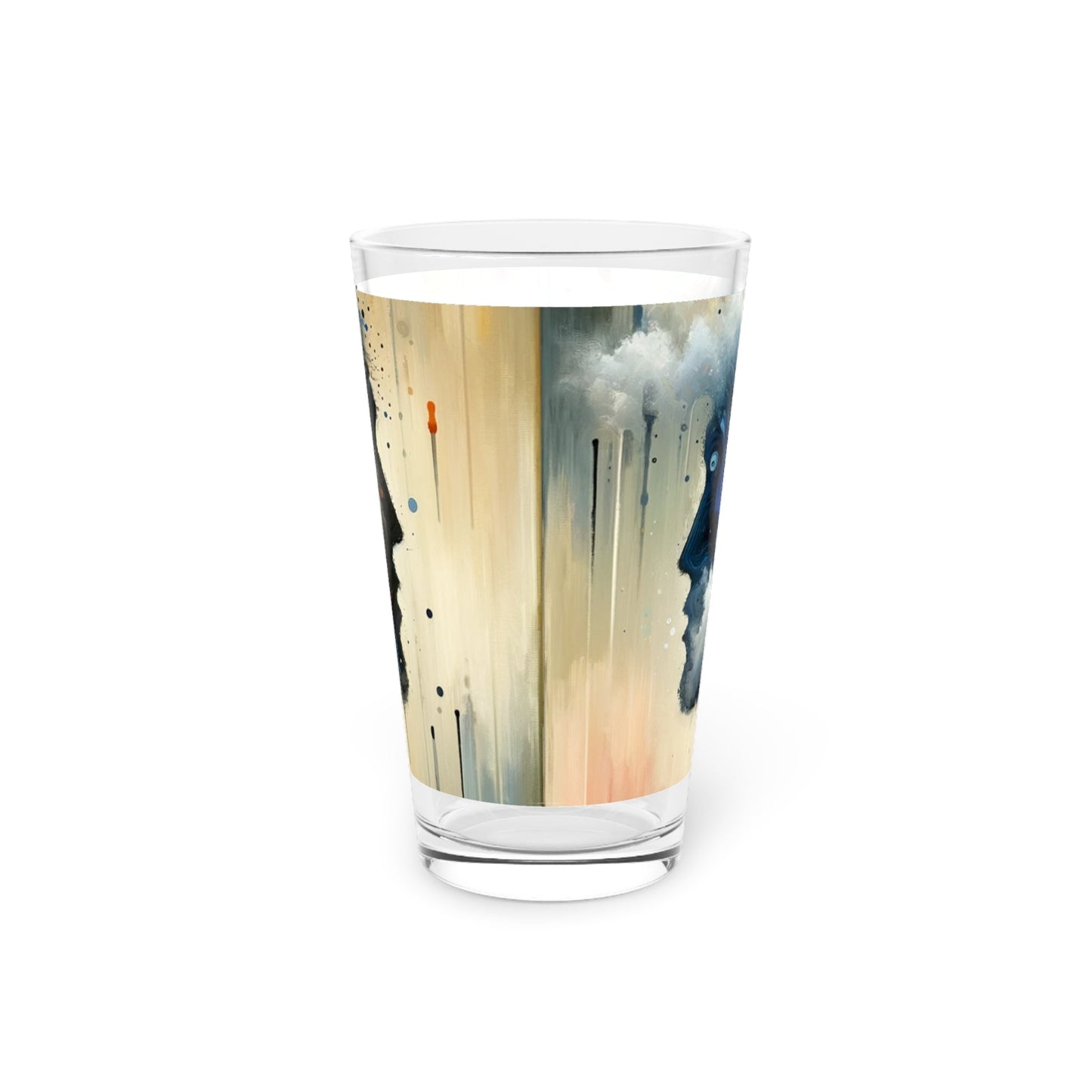 Connected Isolation Paradox Pint Glass, 16oz - ATUH.ART