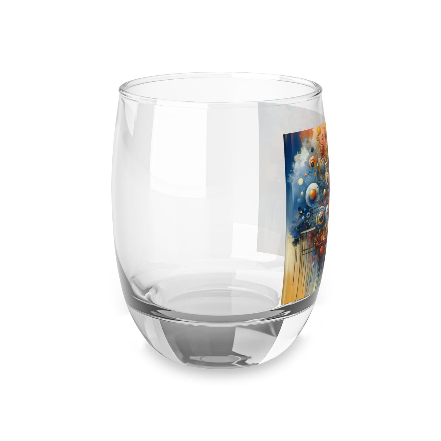 Connected Virtuality Canvas Whiskey Glass - ATUH.ART