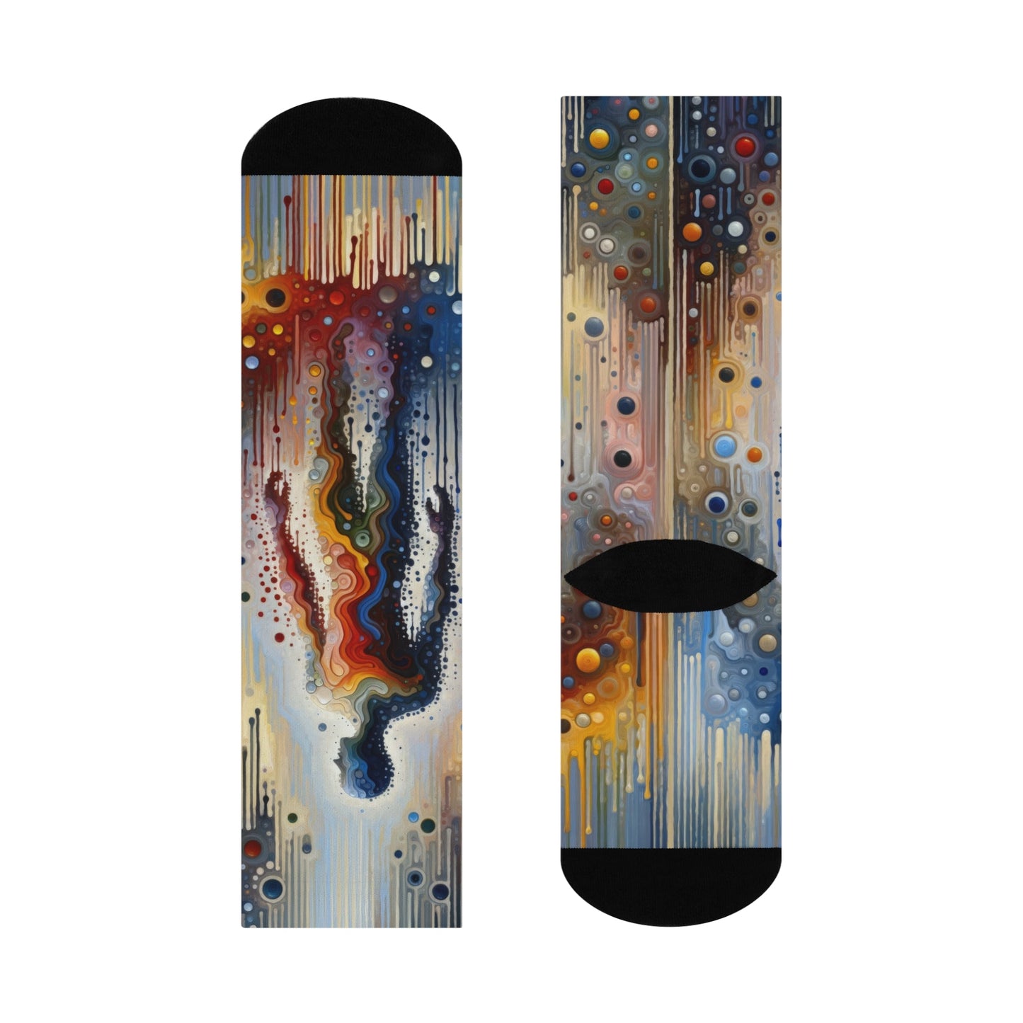 Connectedness Contours Wellness Cushioned Crew Socks - ATUH.ART