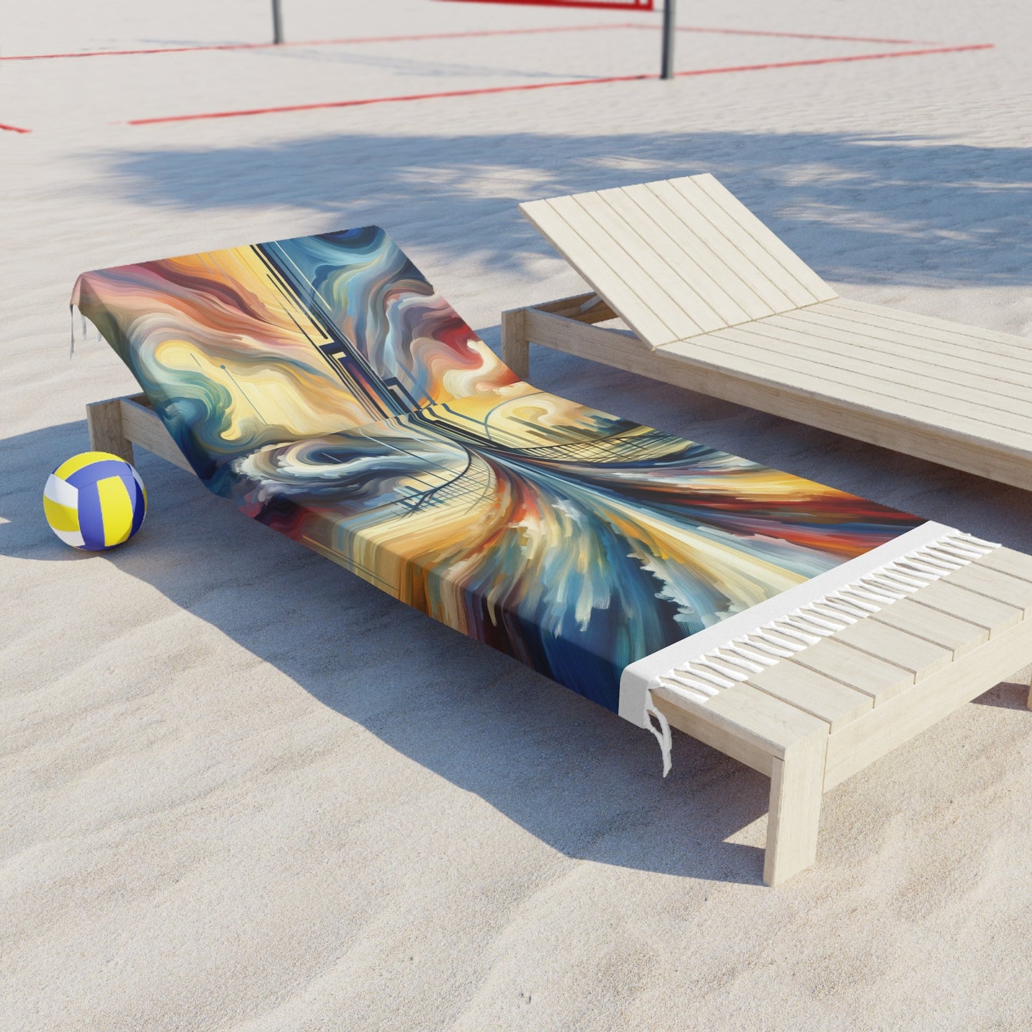 Conscious Bridge Tachism Boho Beach Cloth - ATUH.ART