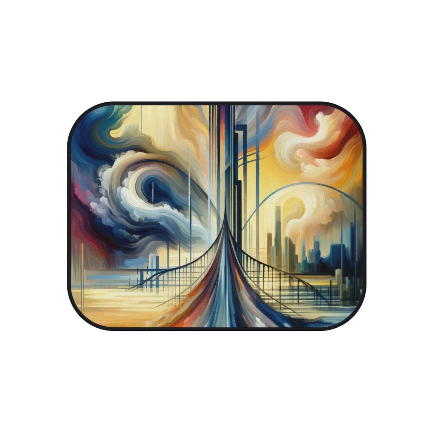 Conscious Bridge Tachism Car Mats (Set of 4) - ATUH.ART