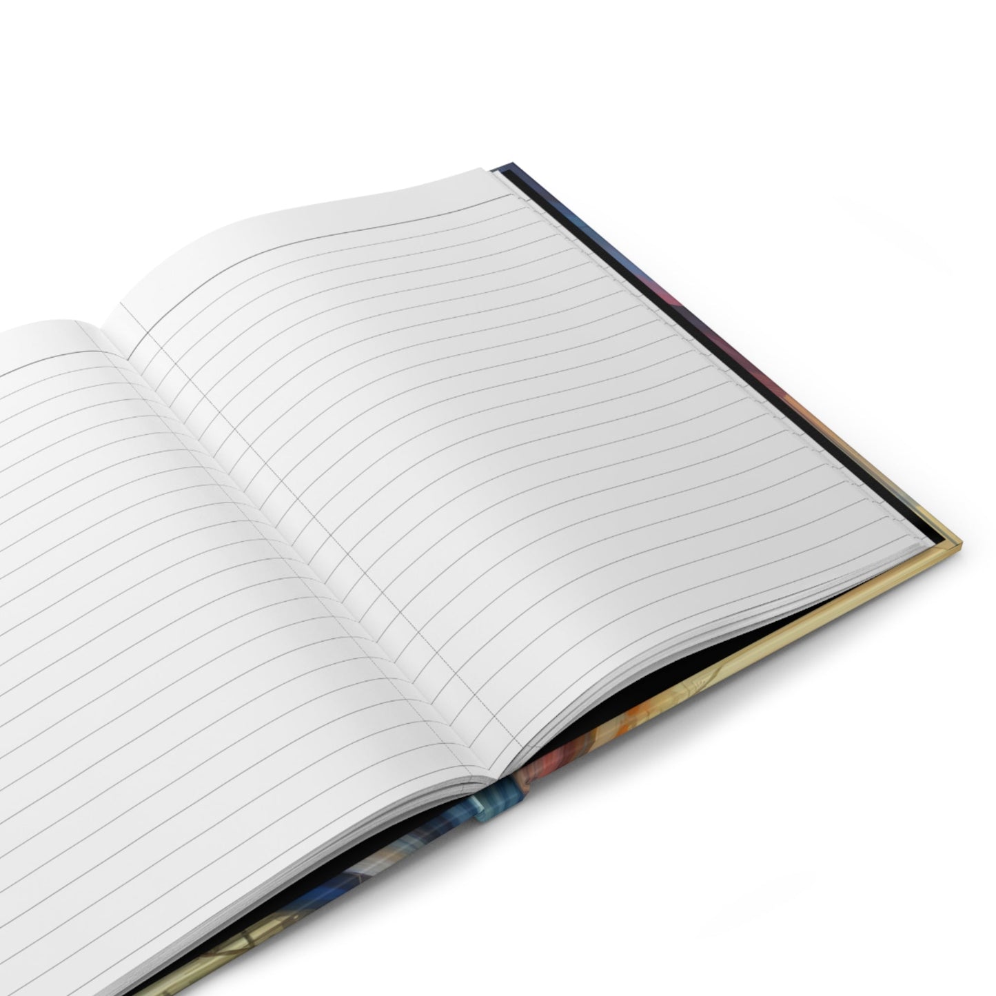 Conscious Bridge Tachism Hardcover Journal Matte - ATUH.ART