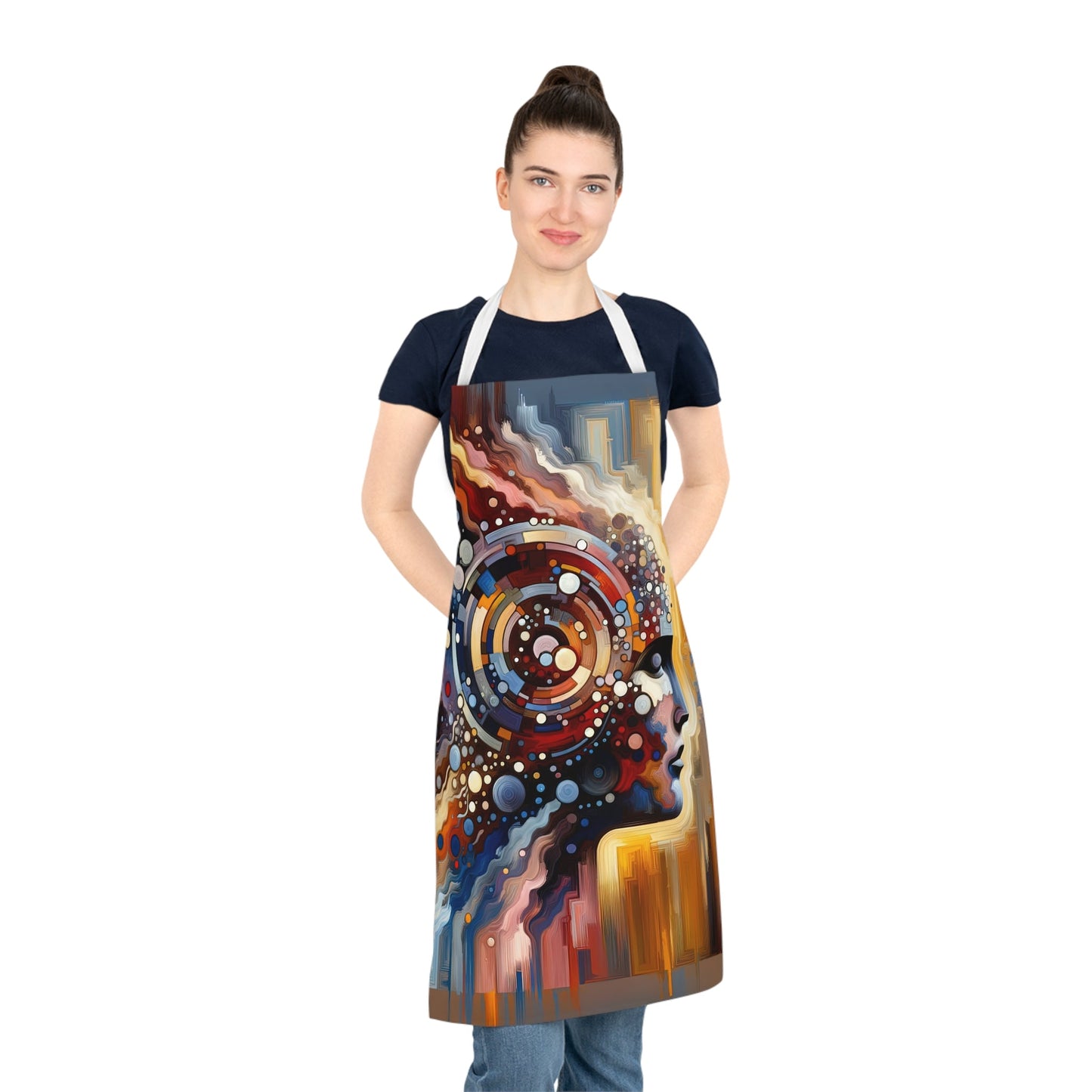 Conscious Choices Harmony Adult Apron (AOP) - ATUH.ART