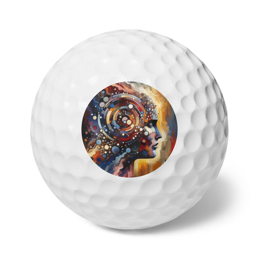 Conscious Choices Harmony Golf Balls, 6pcs - ATUH.ART