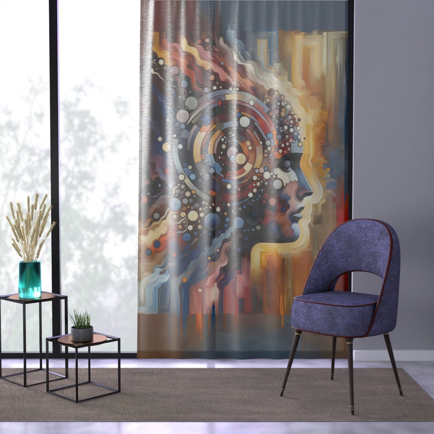Conscious Choices Harmony Window Curtain - ATUH.ART