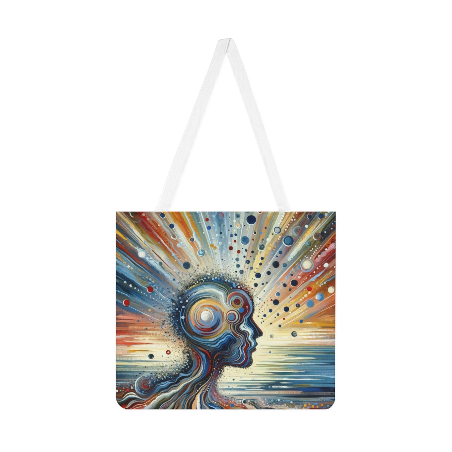 Conscious Ripple Influence Shoulder Tote Bag (AOP) - ATUH.ART