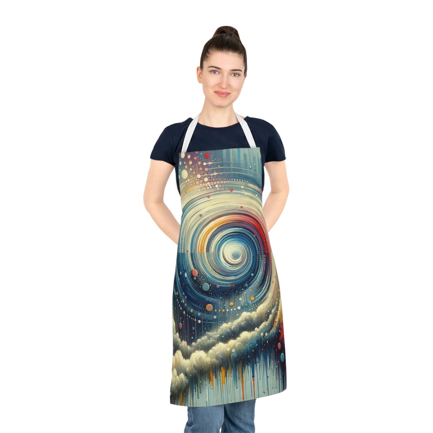 Considerate Echoes Resonate Adult Apron (AOP) - ATUH.ART