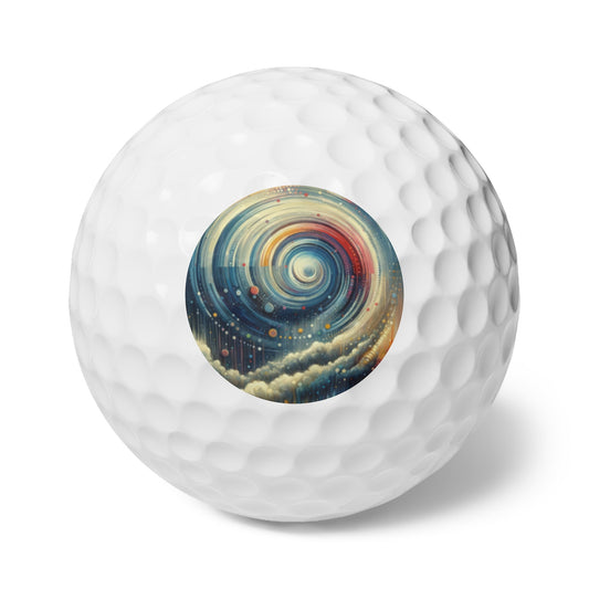 Considerate Echoes Resonate Golf Balls, 6pcs - ATUH.ART