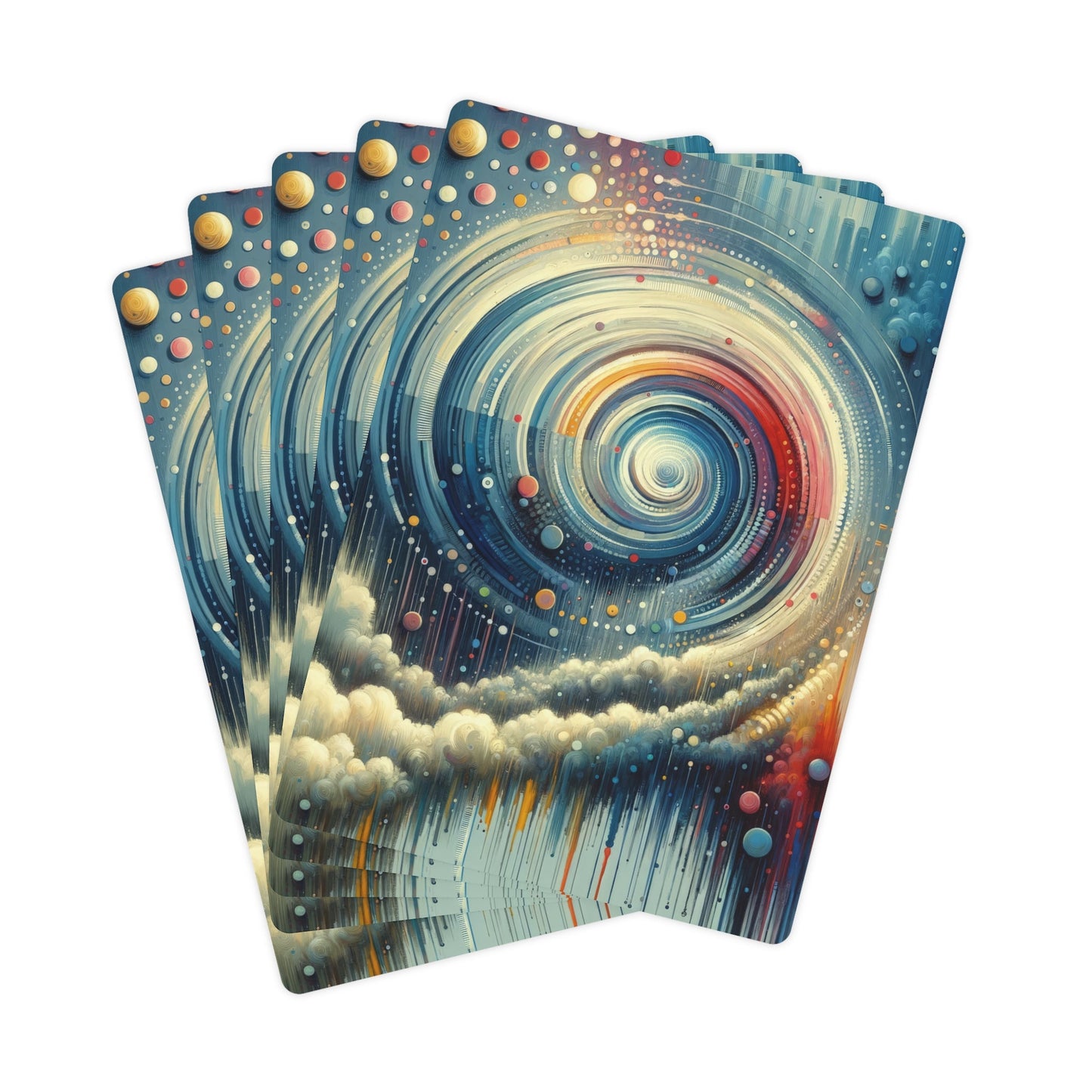 Considerate Echoes Resonate Poker Cards - ATUH.ART
