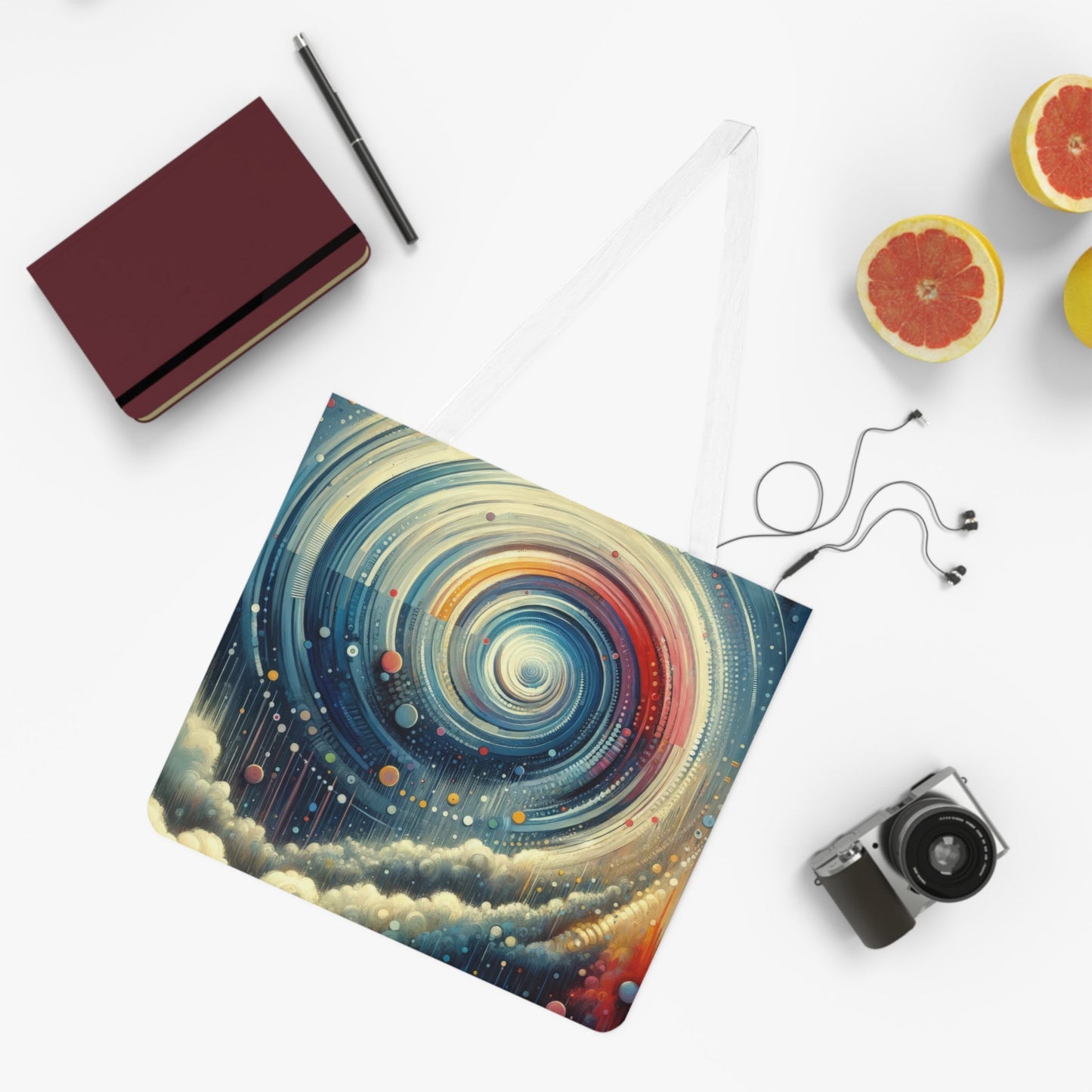 Considerate Echoes Resonate Shoulder Tote Bag (AOP) - ATUH.ART