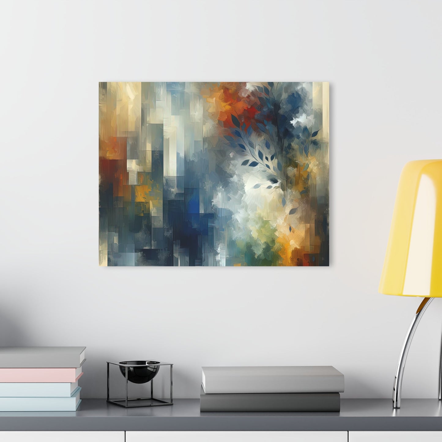 Contemplative Leaves Whispers Acrylic Prints (French Cleat Hanging) - ATUH.ART