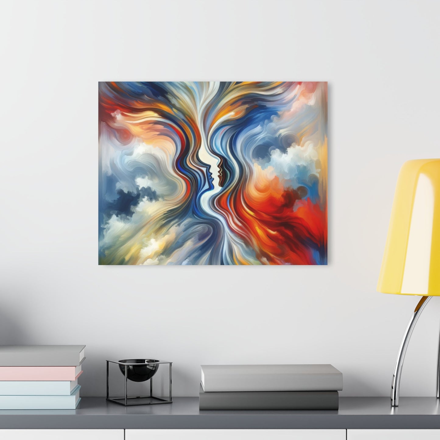 Convergent Abstract Unity Acrylic Prints (French Cleat Hanging) - ATUH.ART