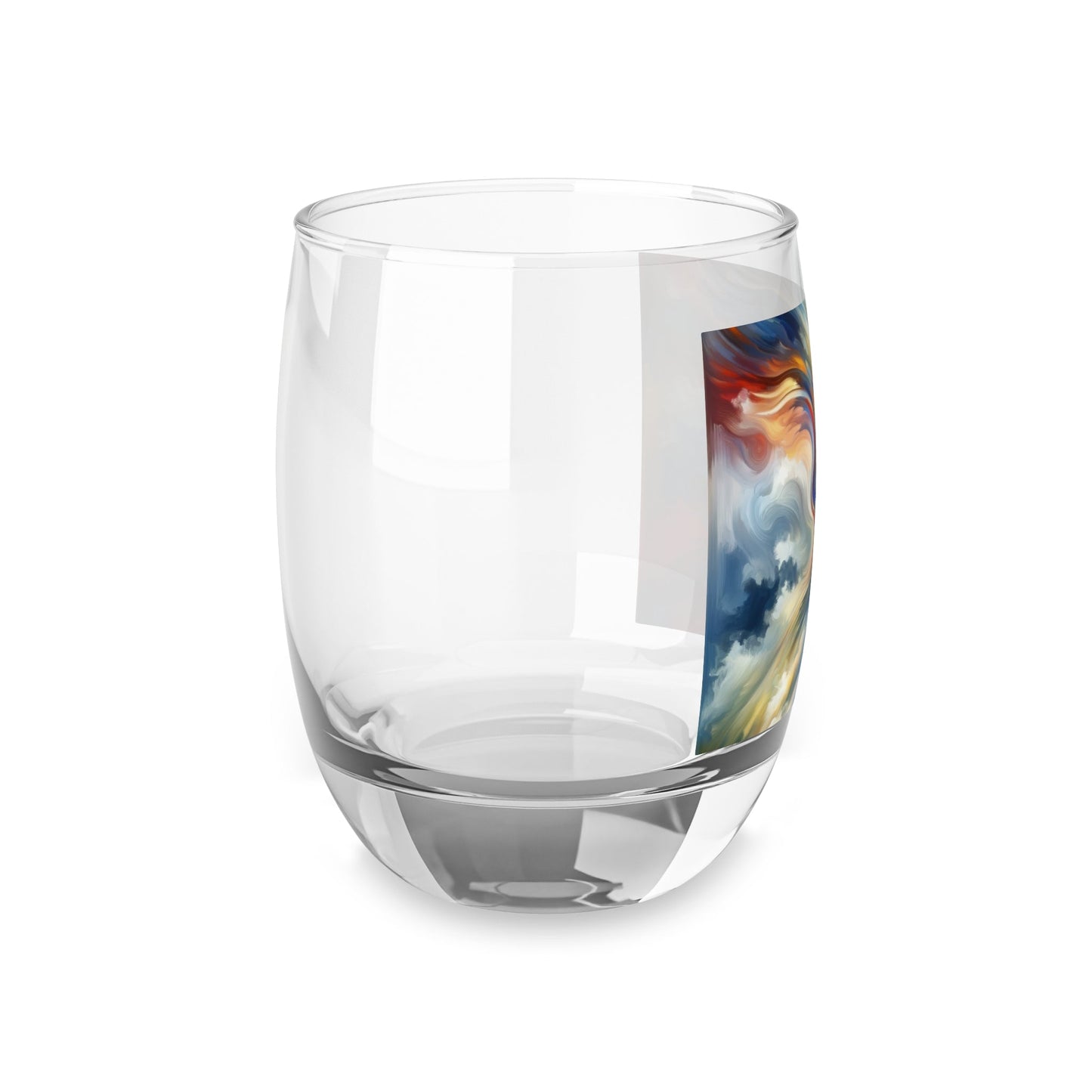 Convergent Abstract Unity Whiskey Glass - ATUH.ART