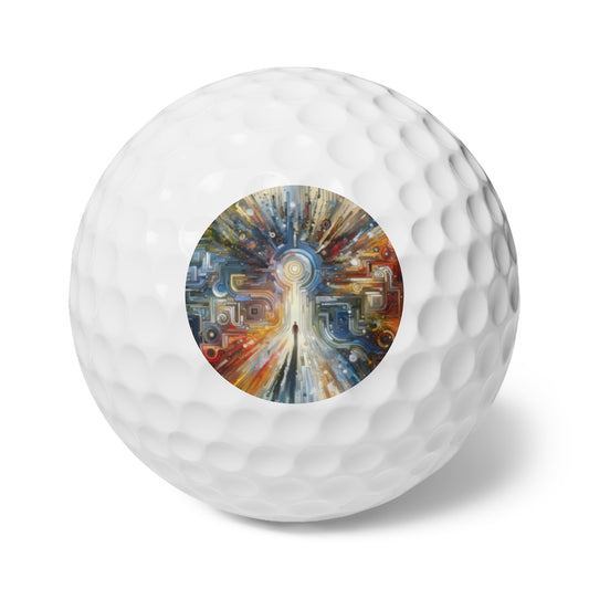 Converging Unity Path Golf Balls, 6pcs - ATUH.ART