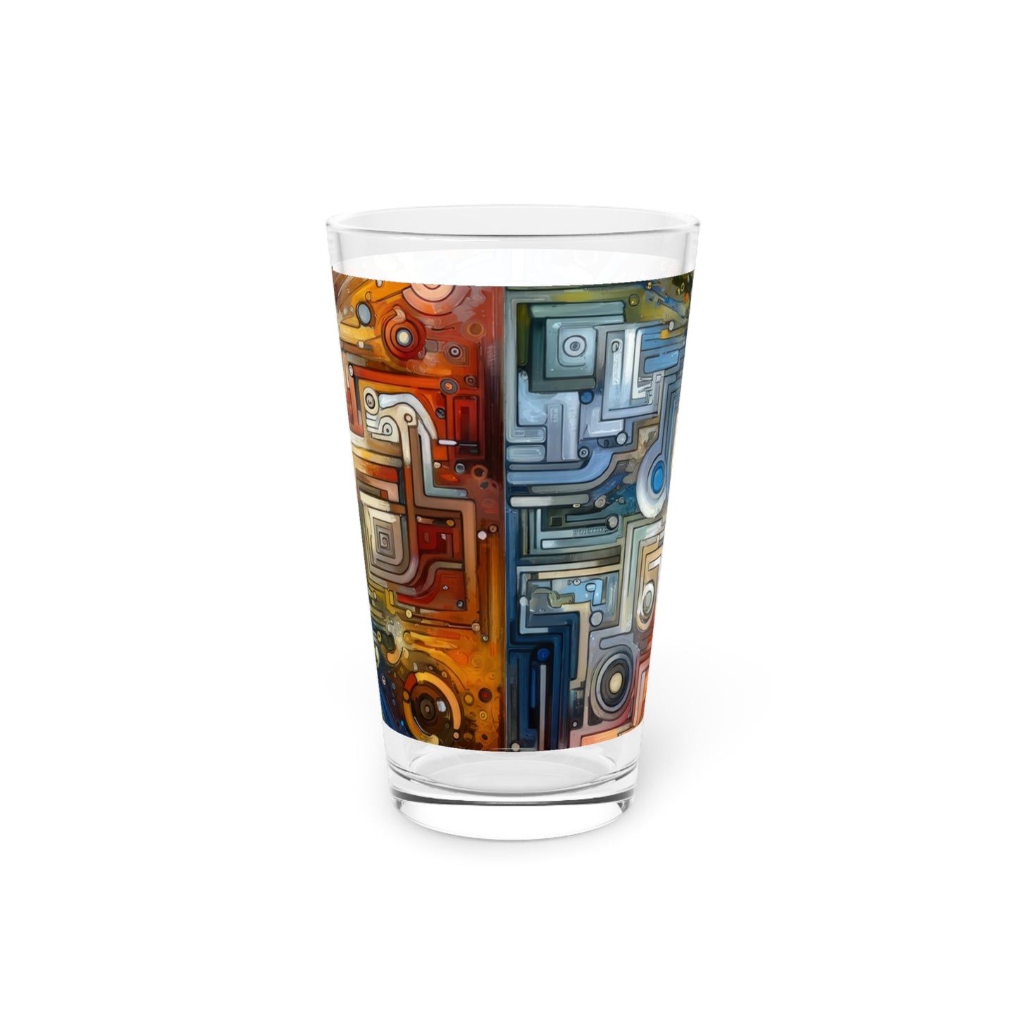 Converging Unity Path Pint Glass, 16oz - ATUH.ART