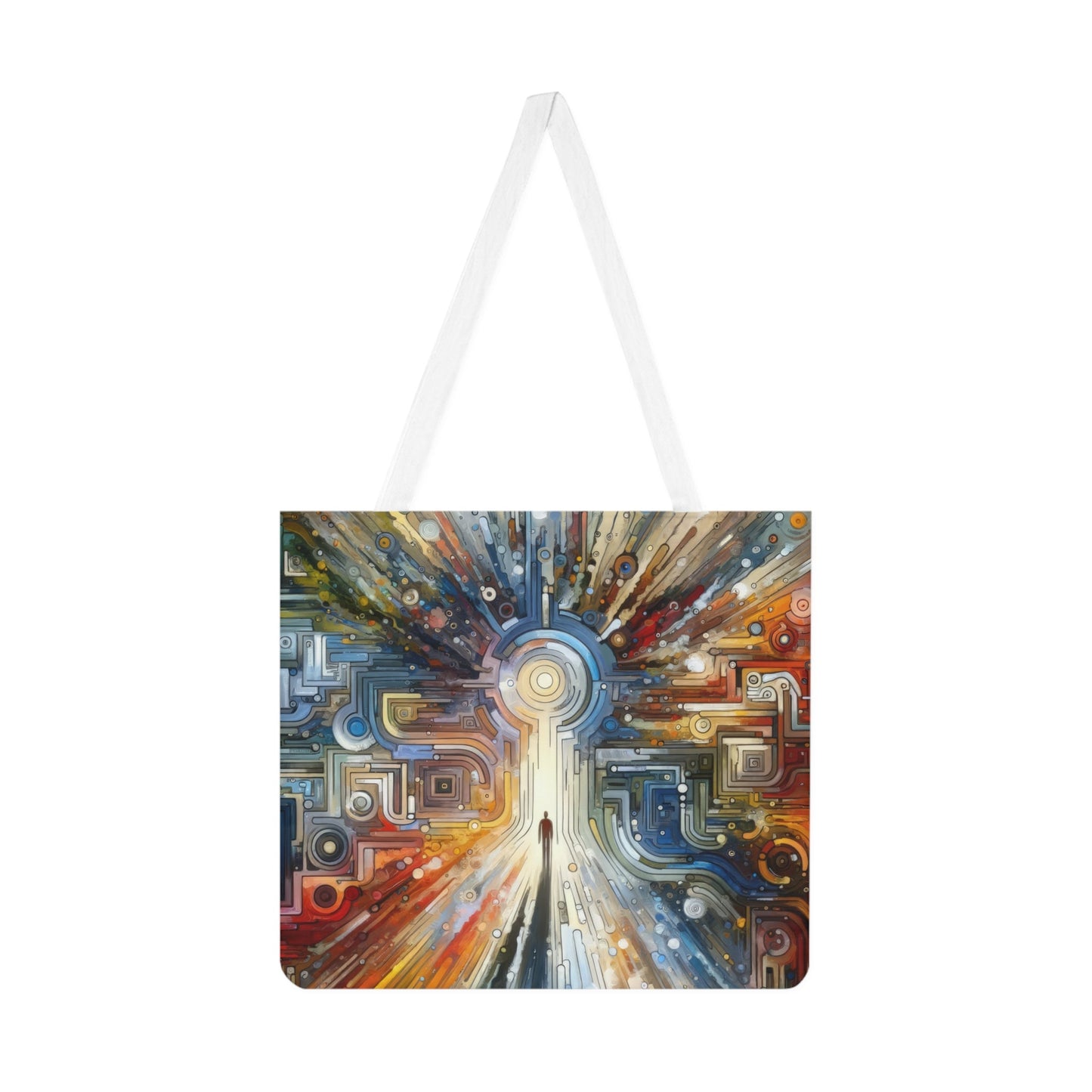 Converging Unity Path Shoulder Tote Bag (AOP) - ATUH.ART