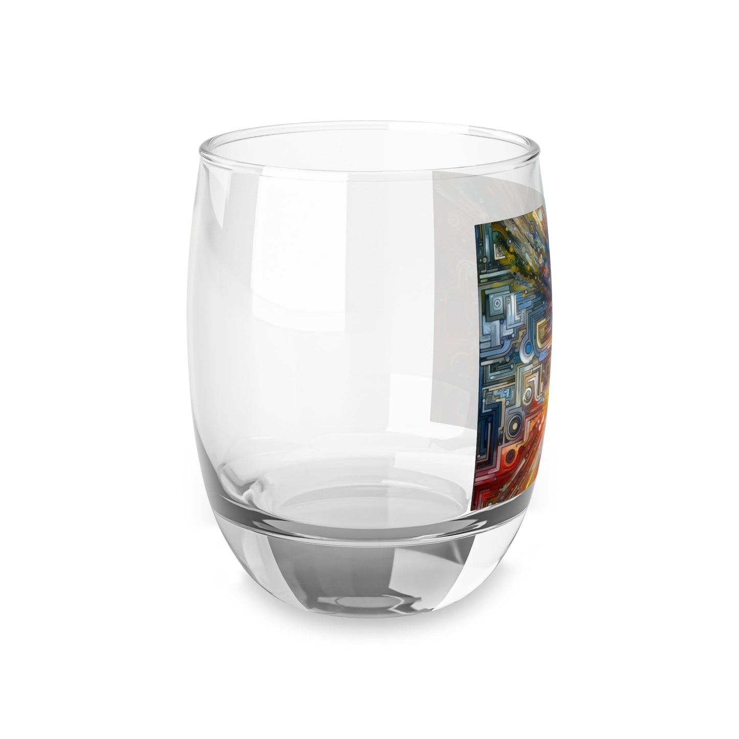 Converging Unity Path Whiskey Glass - ATUH.ART