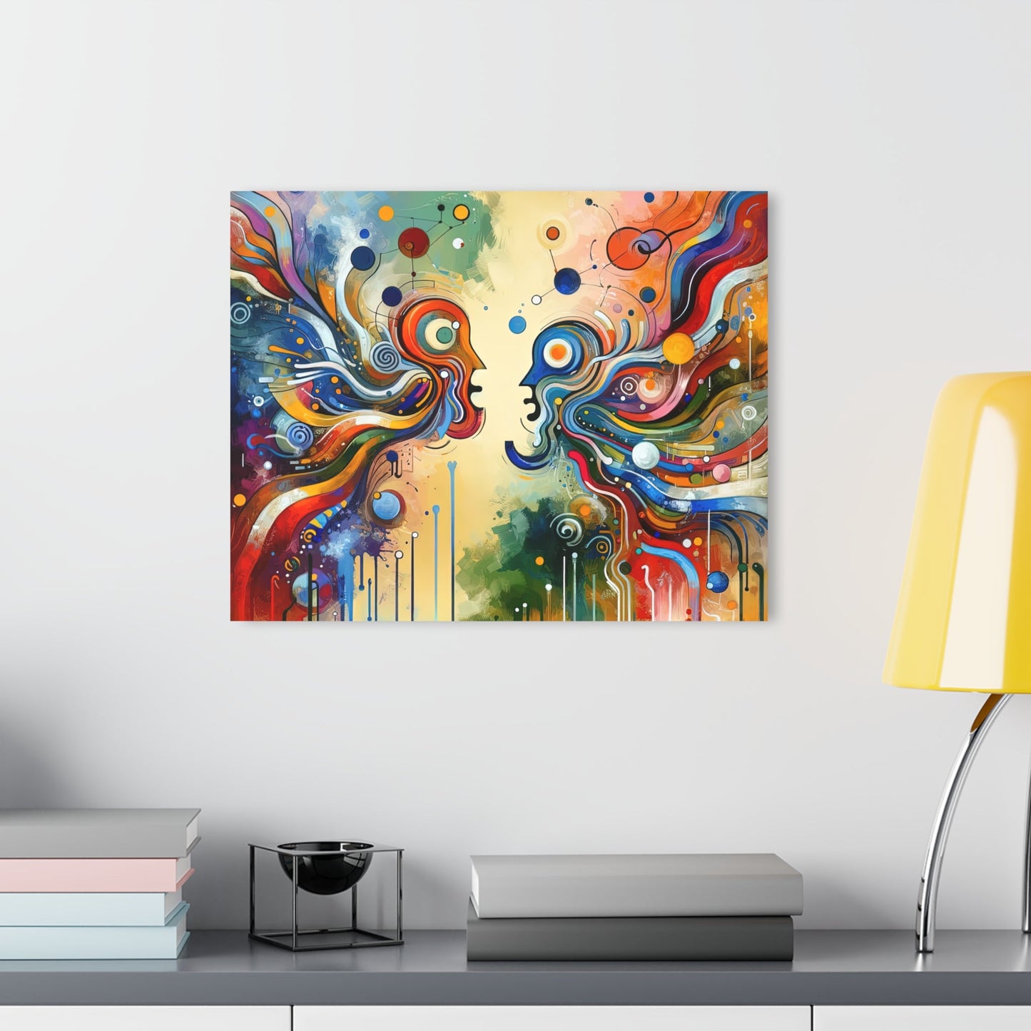 Conversational Catalyst Tachism Acrylic Prints (French Cleat Hanging) - ATUH.ART