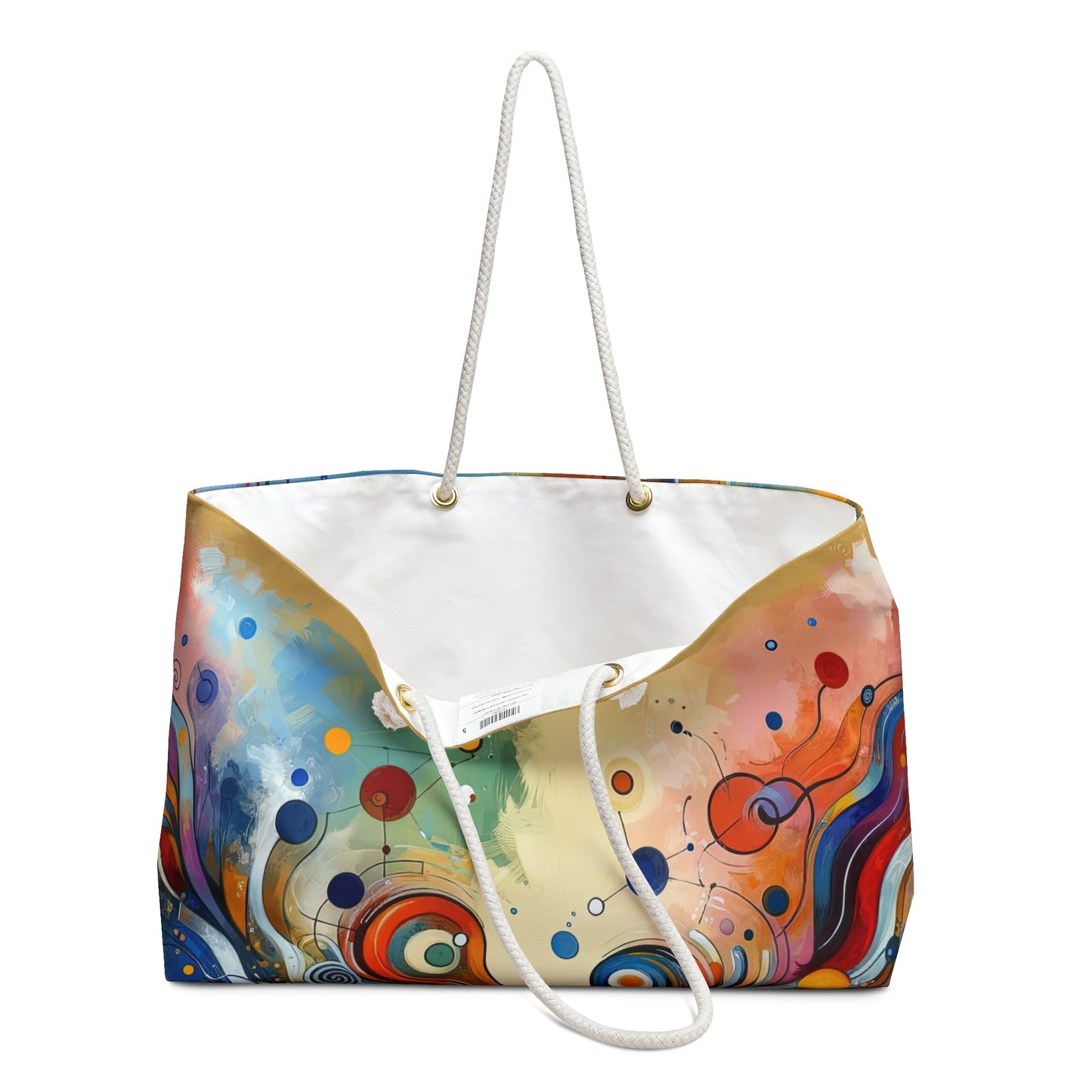 Conversational Catalyst Tachism Weekender Bag - ATUH.ART