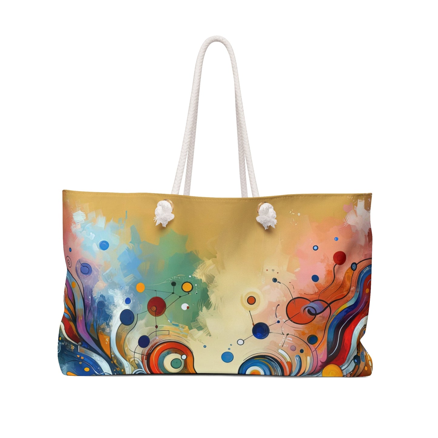 Conversational Catalyst Tachism Weekender Bag - ATUH.ART
