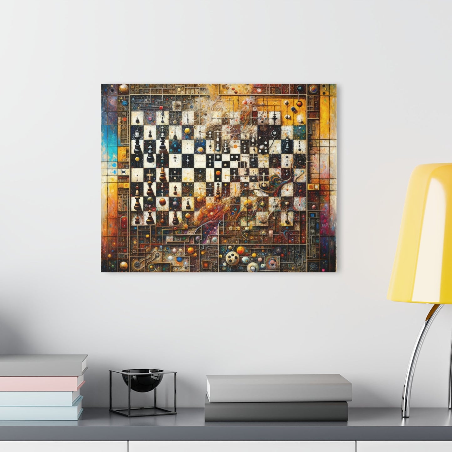 Cosmic Chess Integration Acrylic Prints (French Cleat Hanging) - ATUH.ART