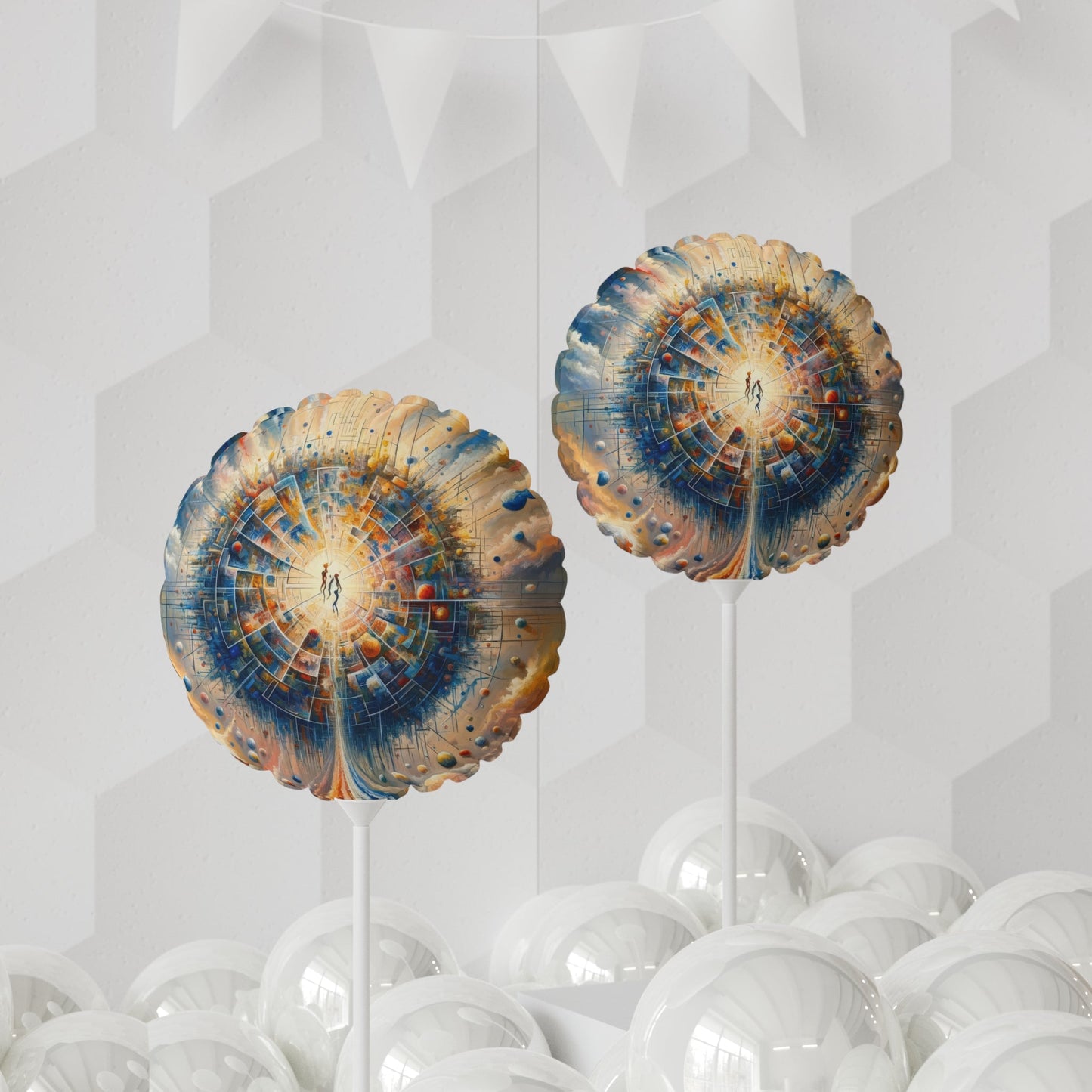 Cosmic Connection Antidote Balloon (Round and Heart-shaped), 11" - ATUH.ART
