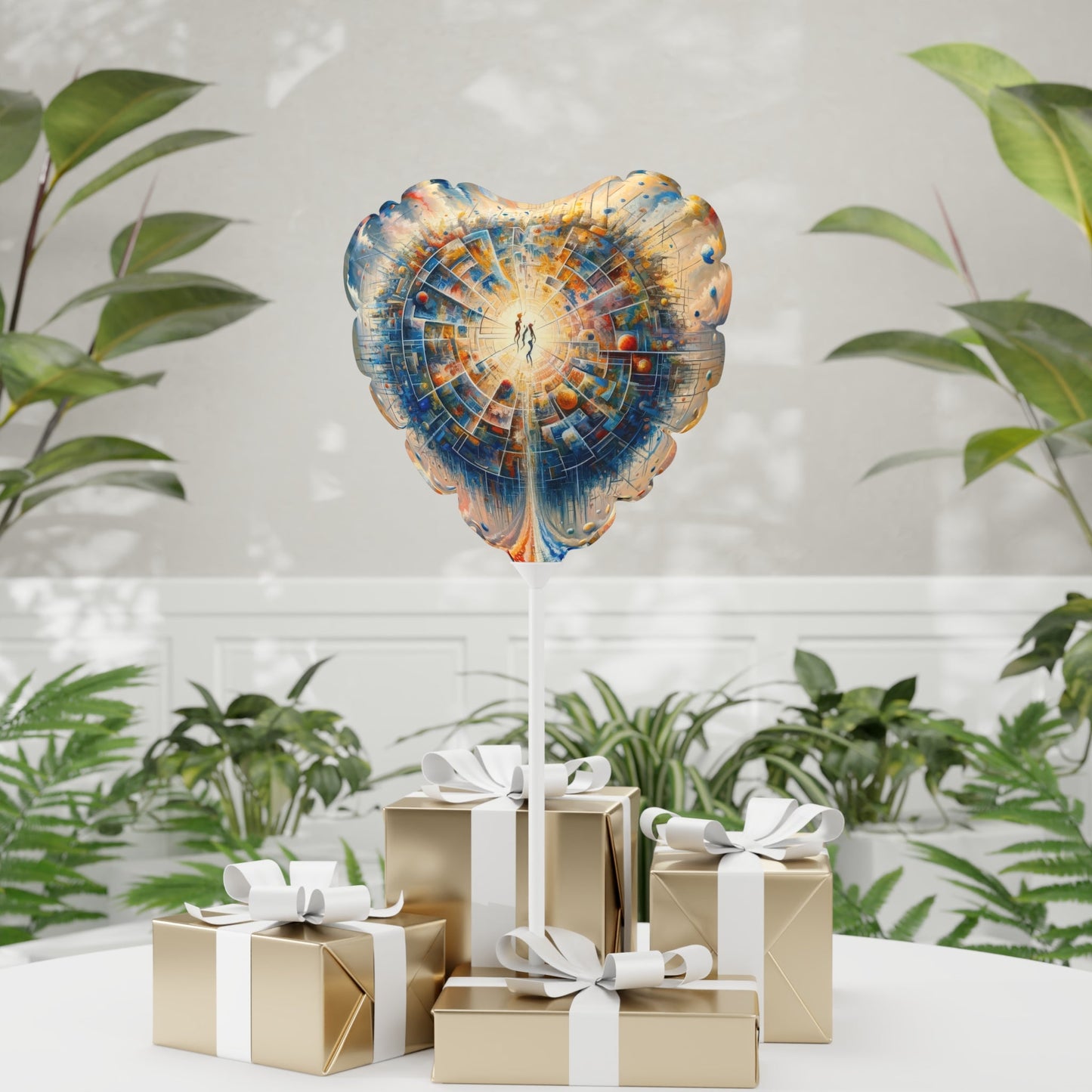 Cosmic Connection Antidote Balloon (Round and Heart-shaped), 11" - ATUH.ART