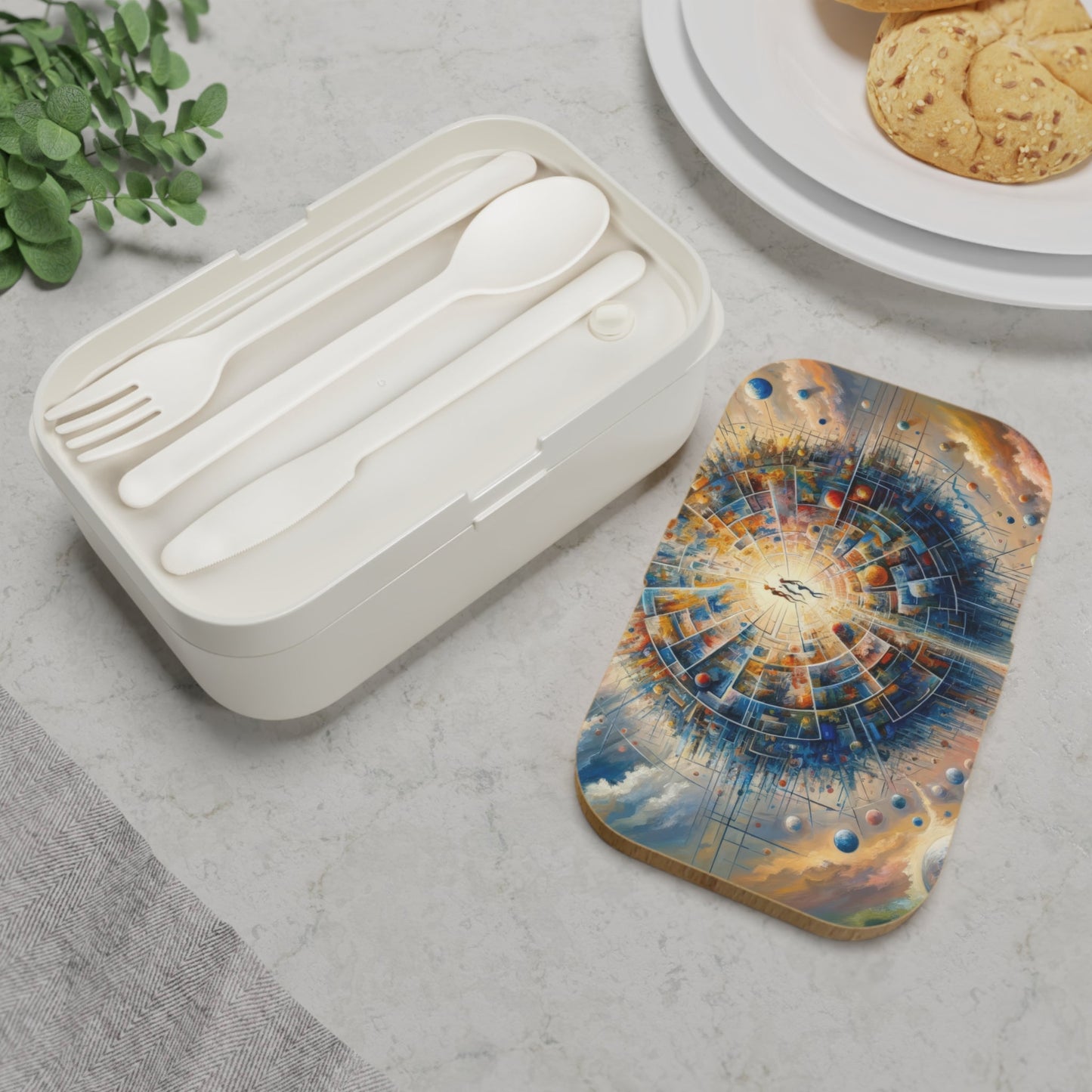 Cosmic Connection Antidote Bento Lunch Box - ATUH.ART