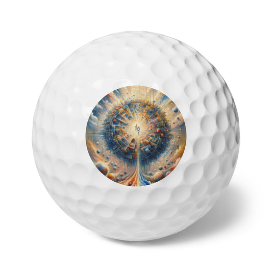 Cosmic Connection Antidote Golf Balls, 6pcs - ATUH.ART