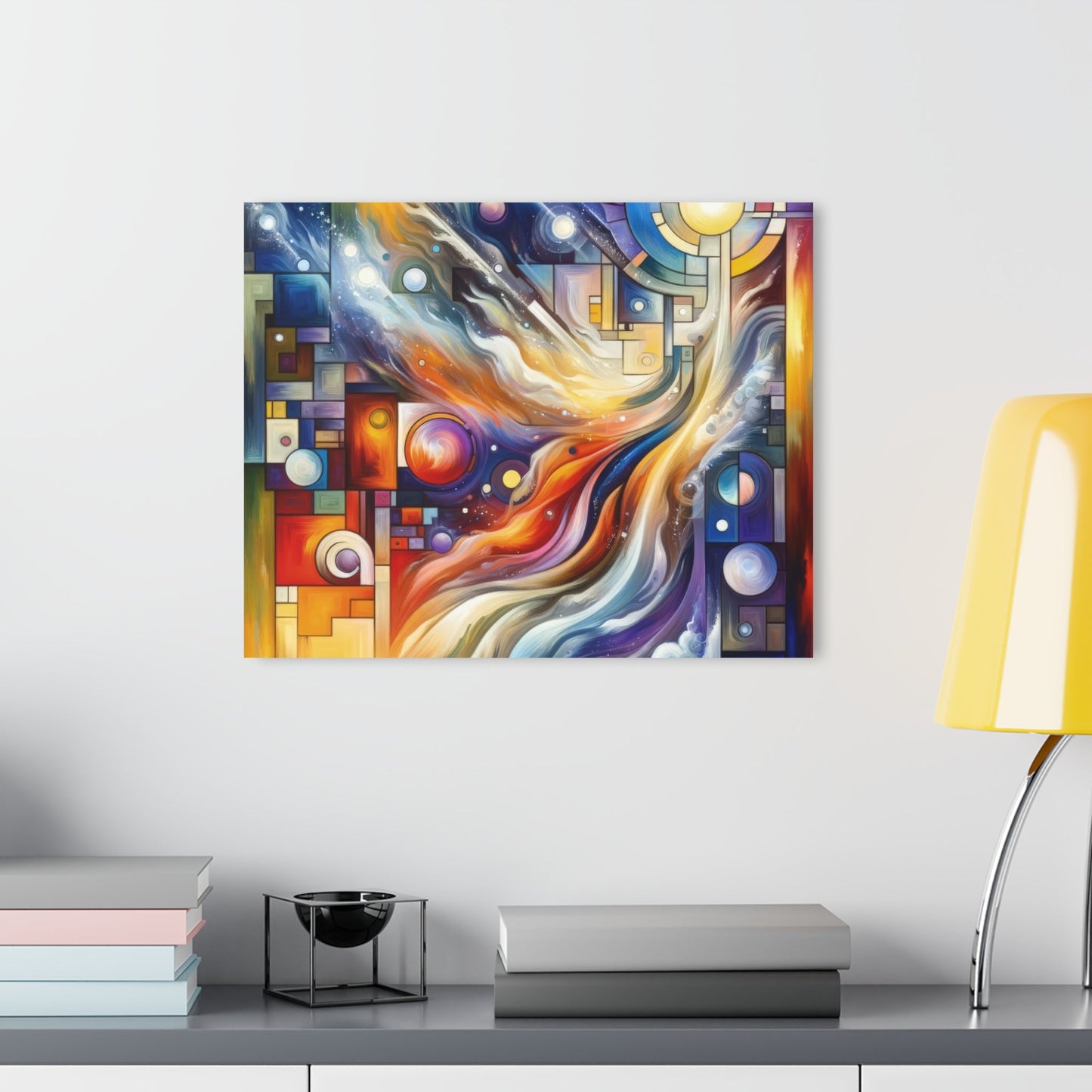 Cosmic Tachism Alchemy Acrylic Prints (French Cleat Hanging) - ATUH.ART