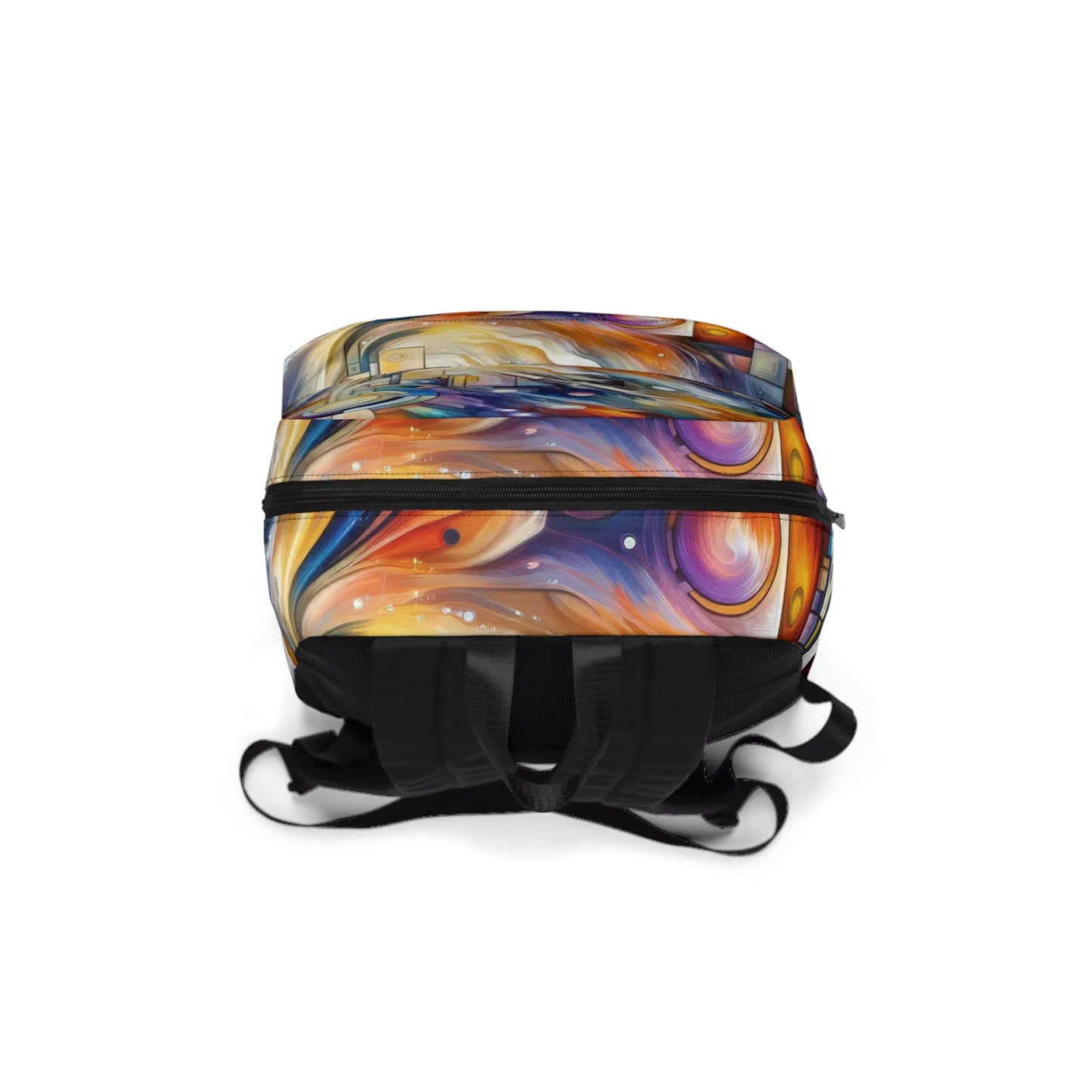 Cosmic Tachism Alchemy Unisex Classic Backpack - ATUH.ART