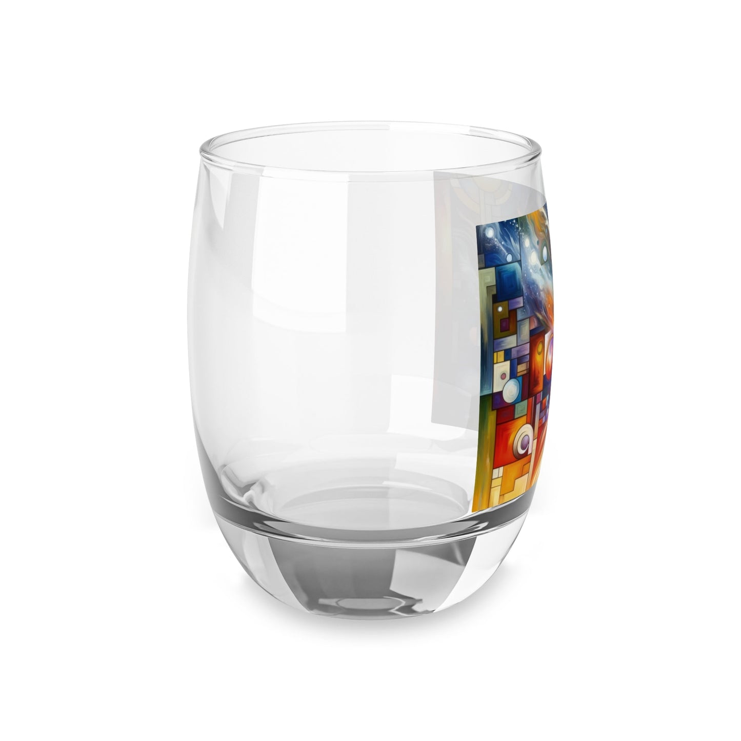 Cosmic Tachism Alchemy Whiskey Glass - ATUH.ART