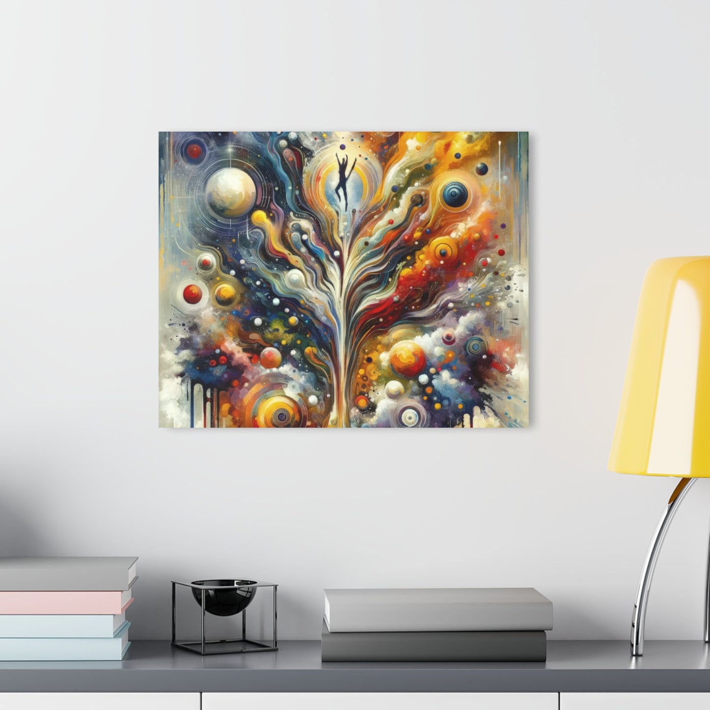 Cosmic Vision Tree Acrylic Prints (French Cleat Hanging) - ATUH.ART