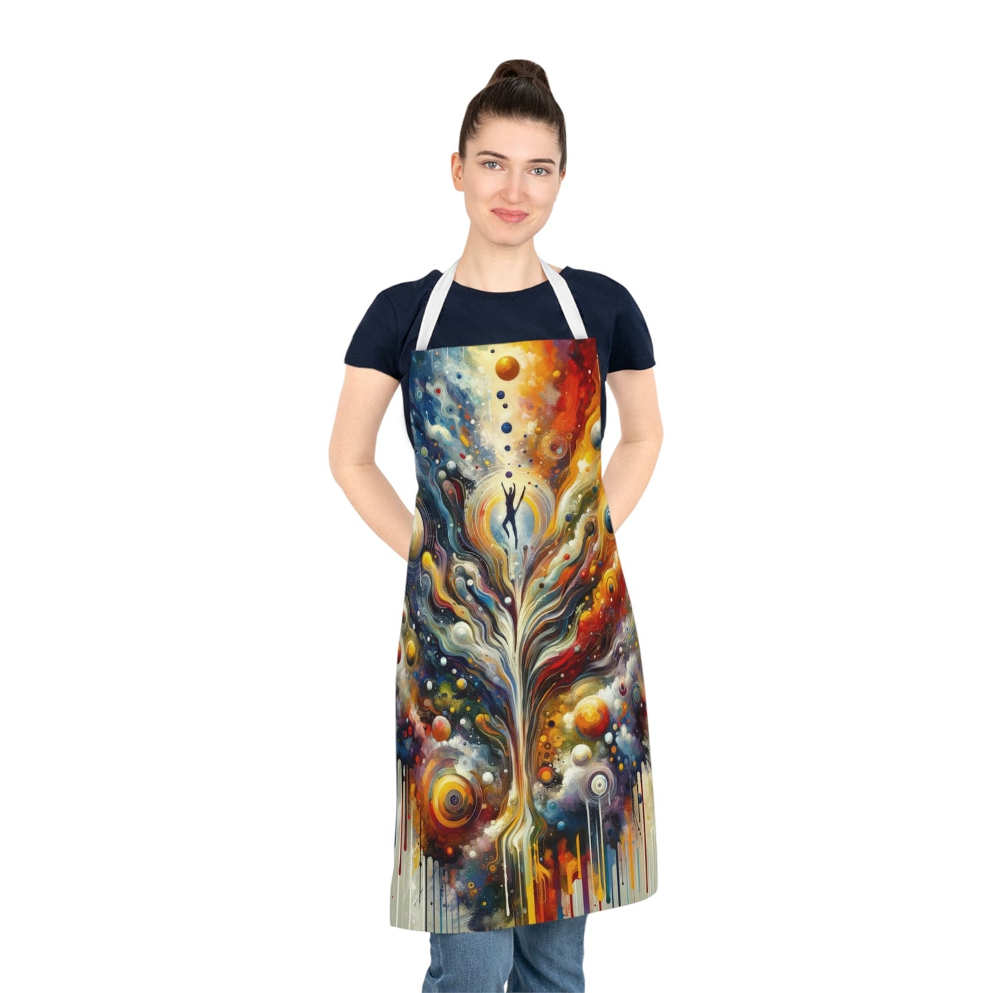 Cosmic Vision Tree Adult Apron (AOP) - ATUH.ART