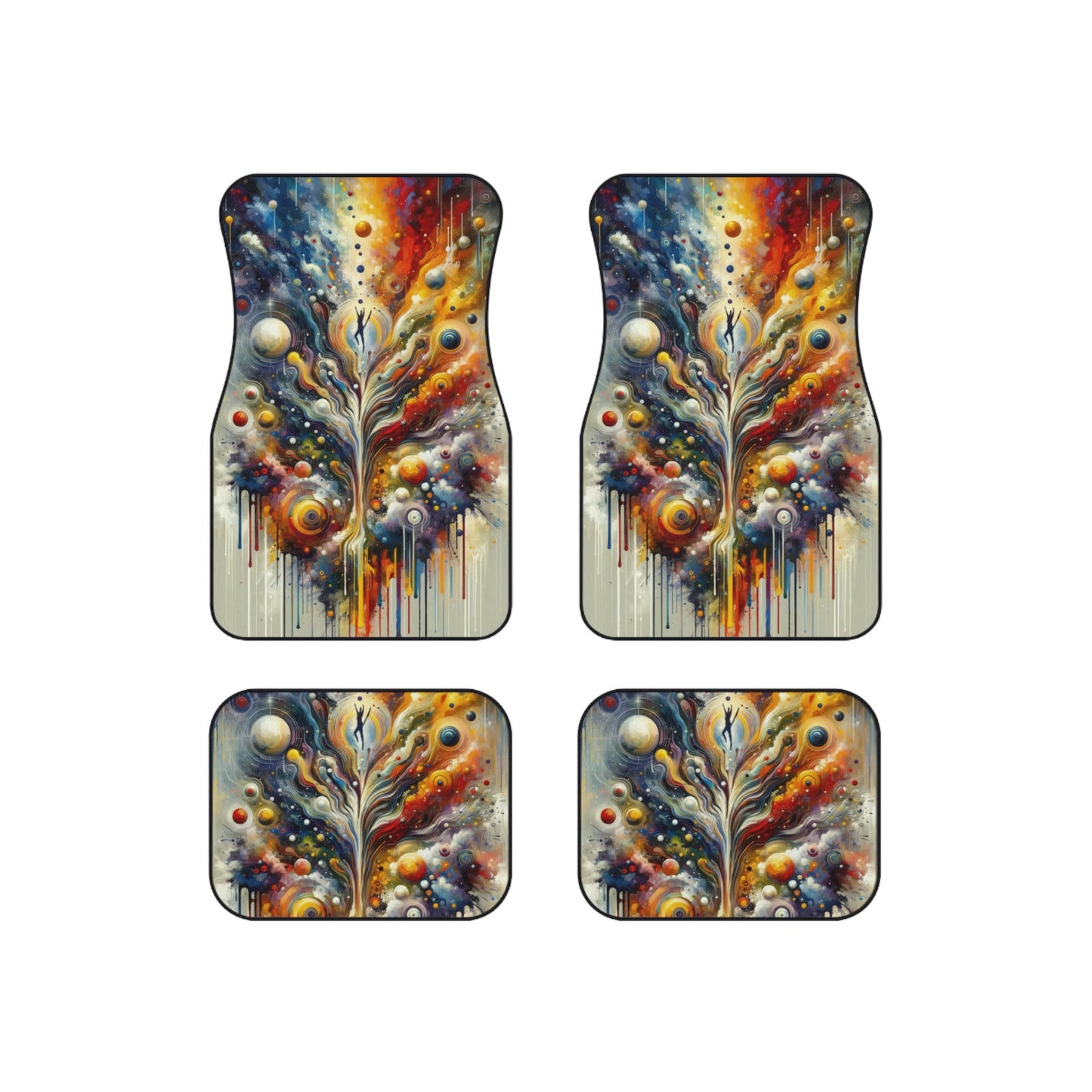 Cosmic Vision Tree Car Mats (Set of 4) - ATUH.ART