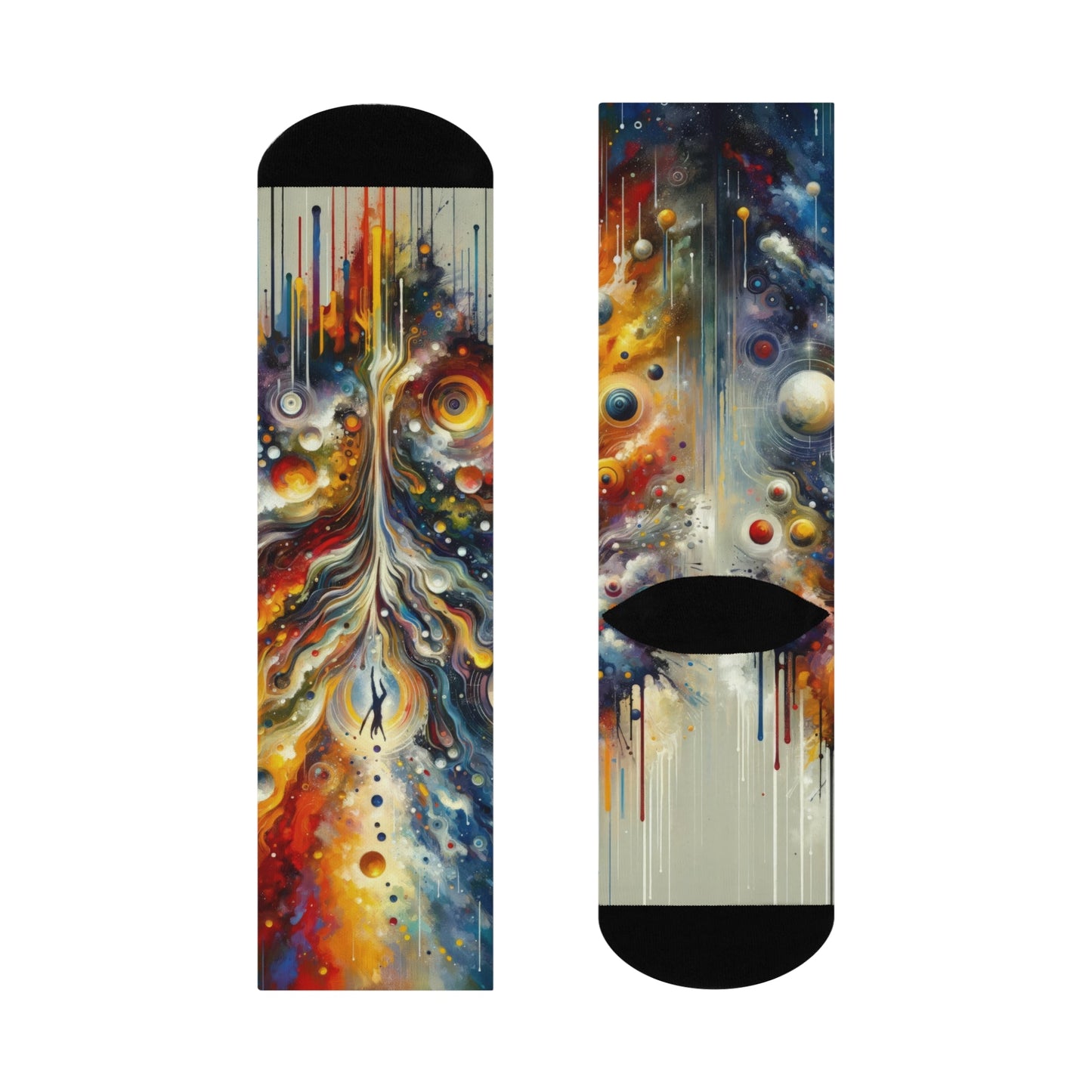 Cosmic Vision Tree Cushioned Crew Socks - ATUH.ART
