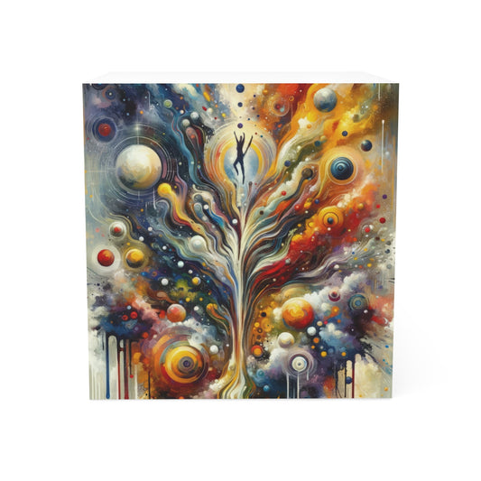 Cosmic Vision Tree Note Cube - ATUH.ART