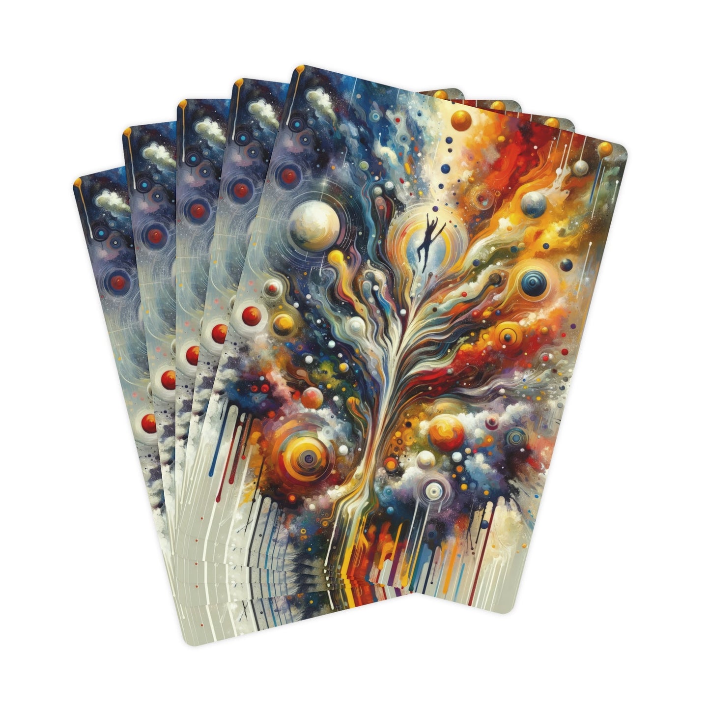 Cosmic Vision Tree Poker Cards - ATUH.ART