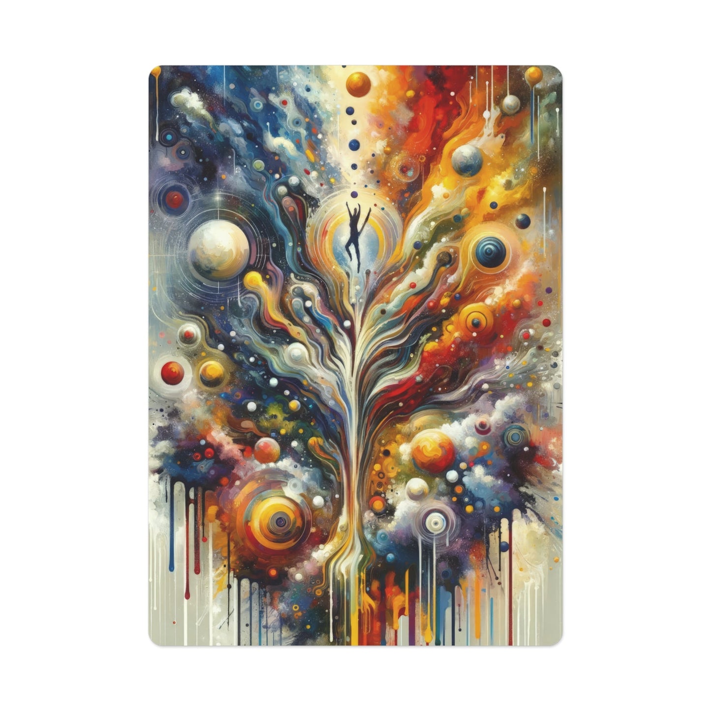Cosmic Vision Tree Poker Cards - ATUH.ART