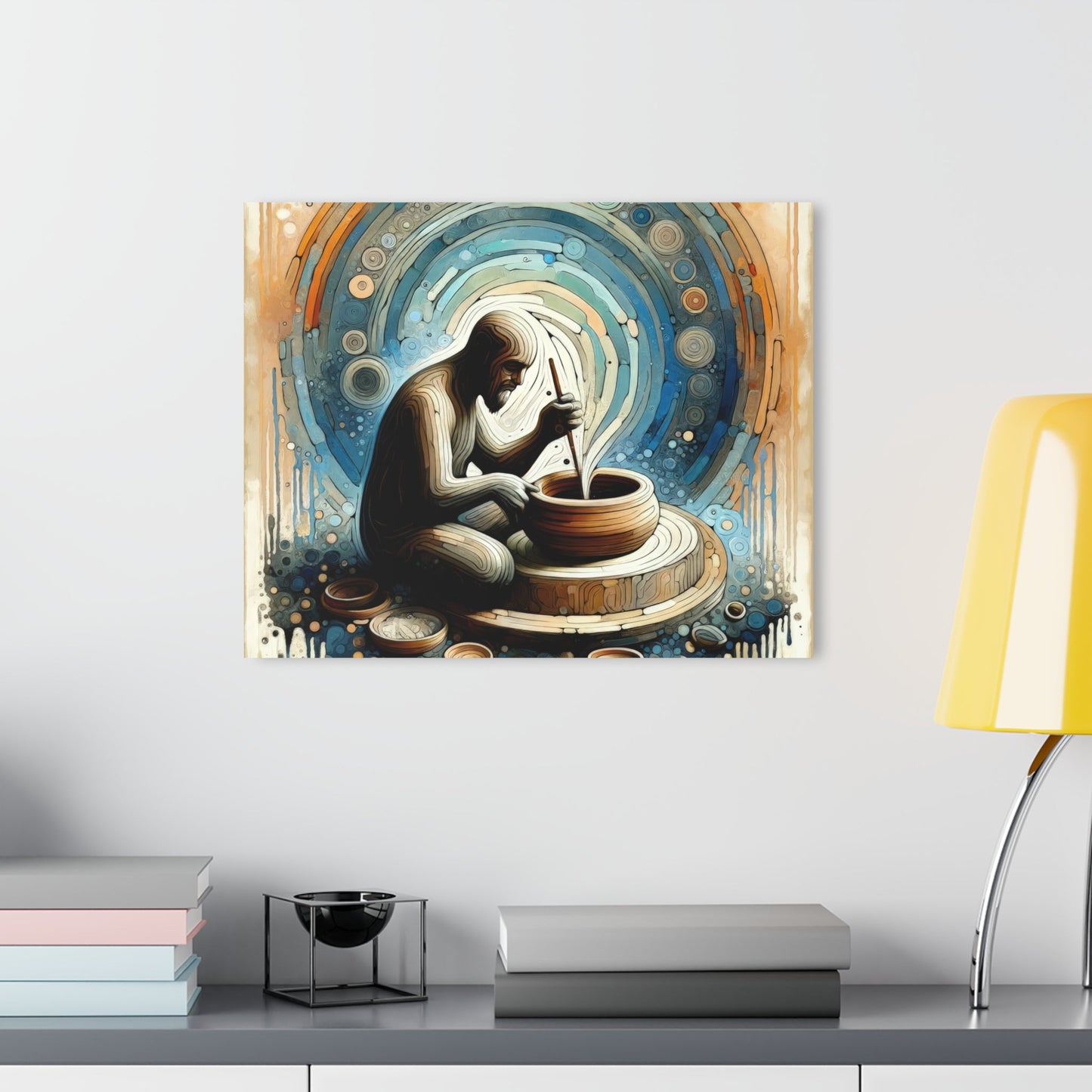 Crafting Semantic Pottery Acrylic Prints (French Cleat Hanging) - ATUH.ART